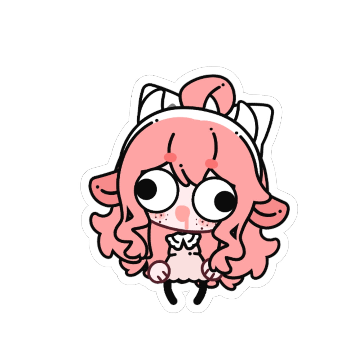 StrawberryMilkMaid "Derp" Sticker