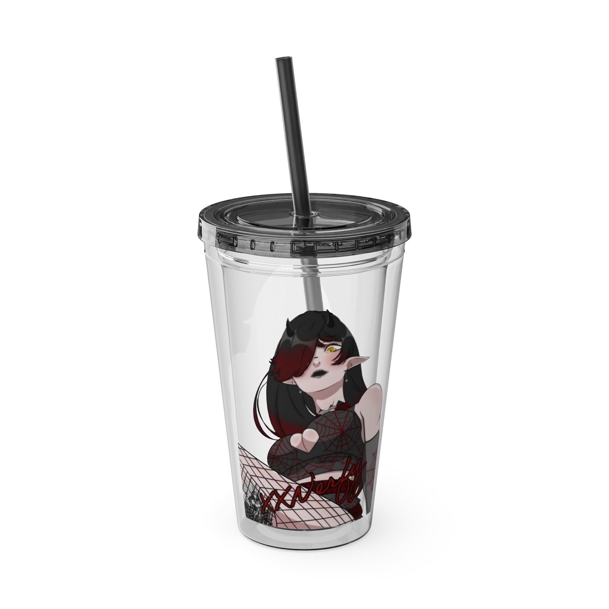 XXNerfy "Woven in Darkness" Acrylic Tumbler