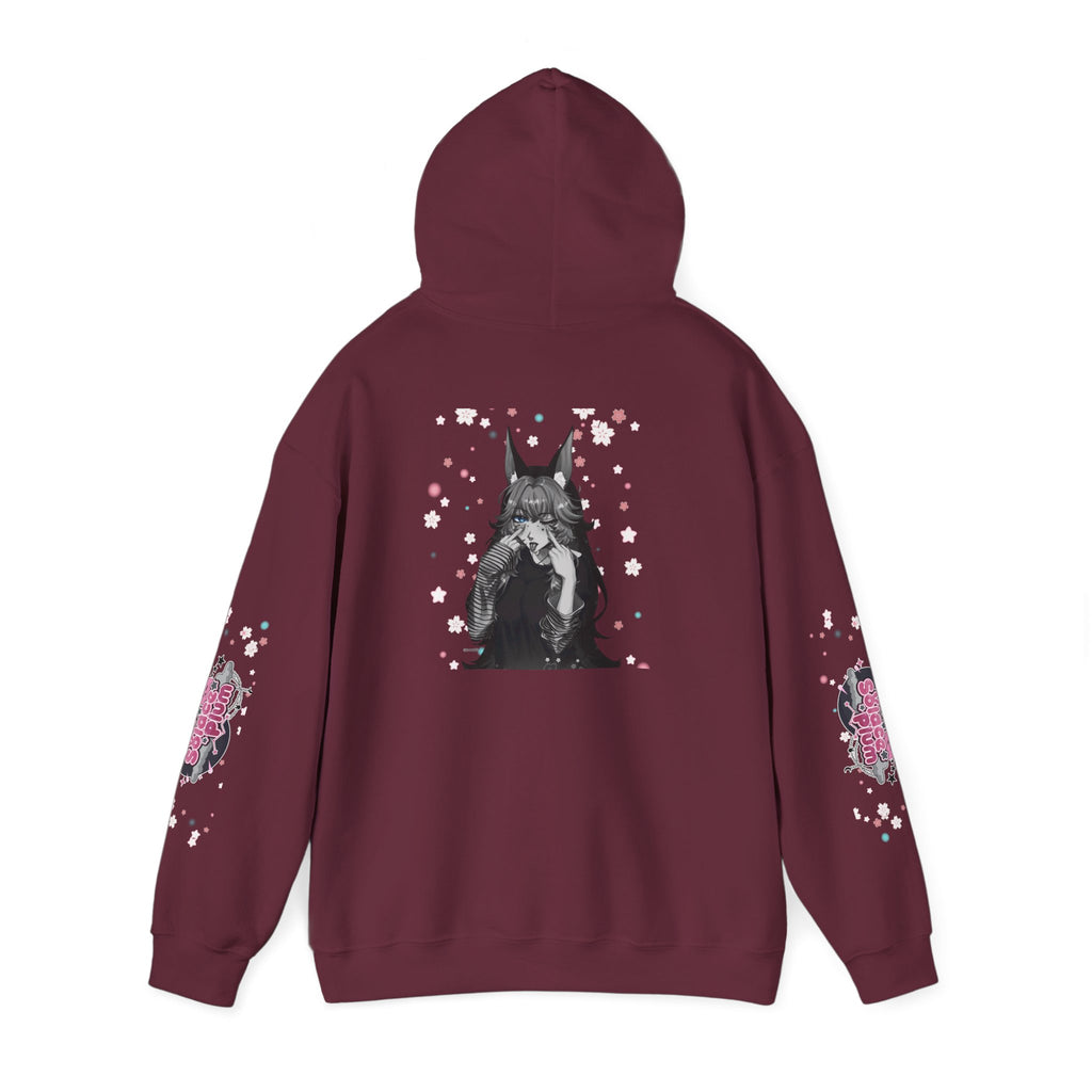 Solace Plum BW "Blep" Designer Hoodie