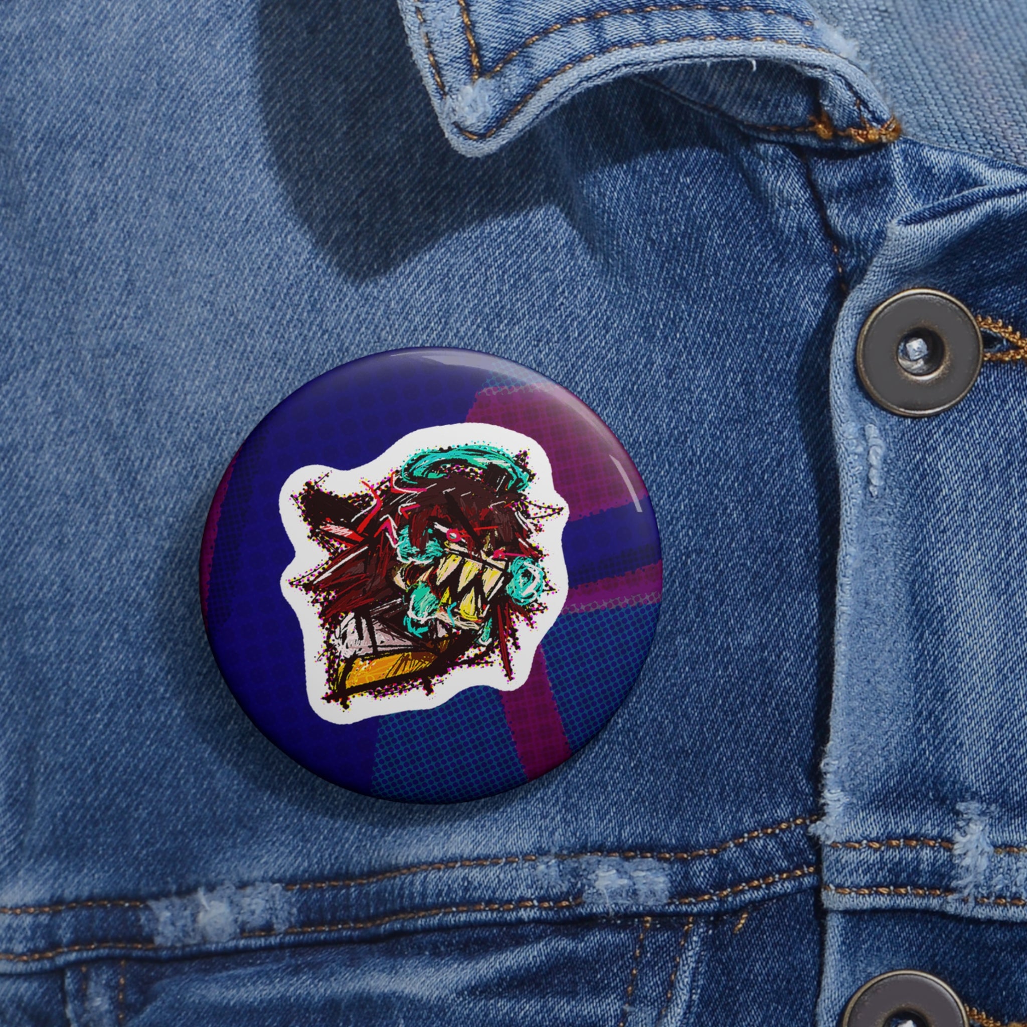 ZieglerByte "Gnashing" Button Pin