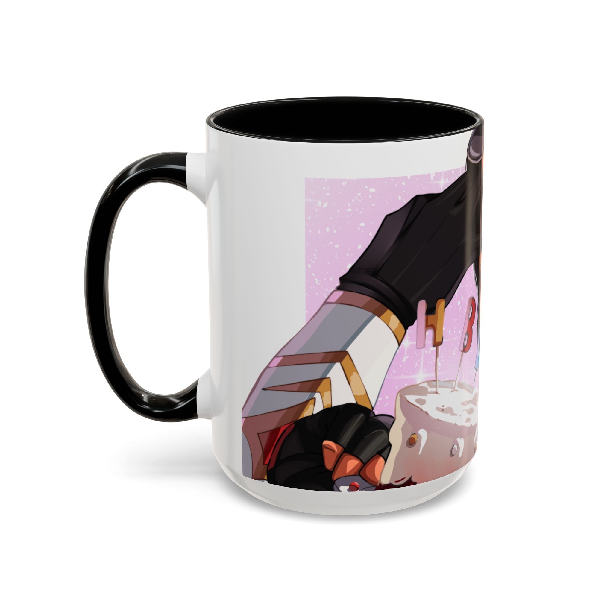 LadyKnightLynk "HBD" Accent Mug