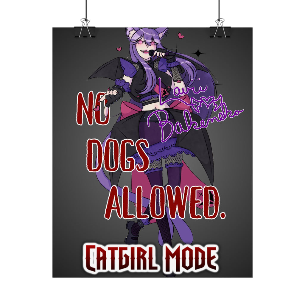 Lavii Bakeneko "No Dogs Allowed" Poster