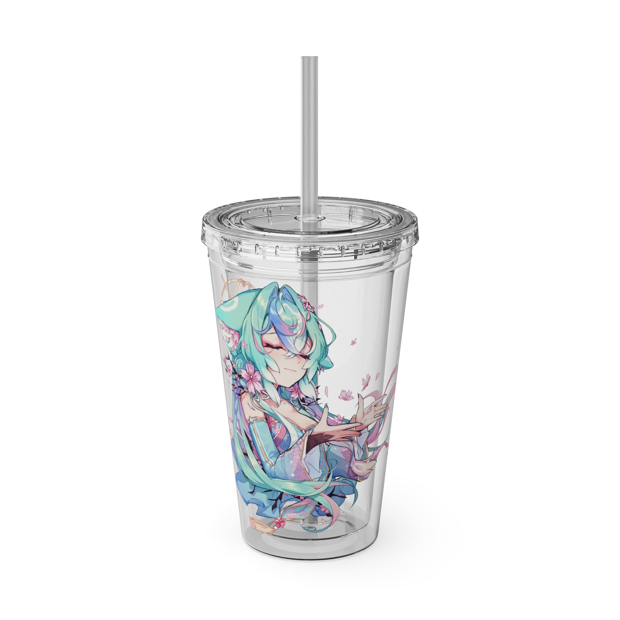 EggieWeggie "Cherry Blossom" Acrylic Tumbler