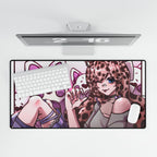 Stripy Luna "Like Nya" Deskmat