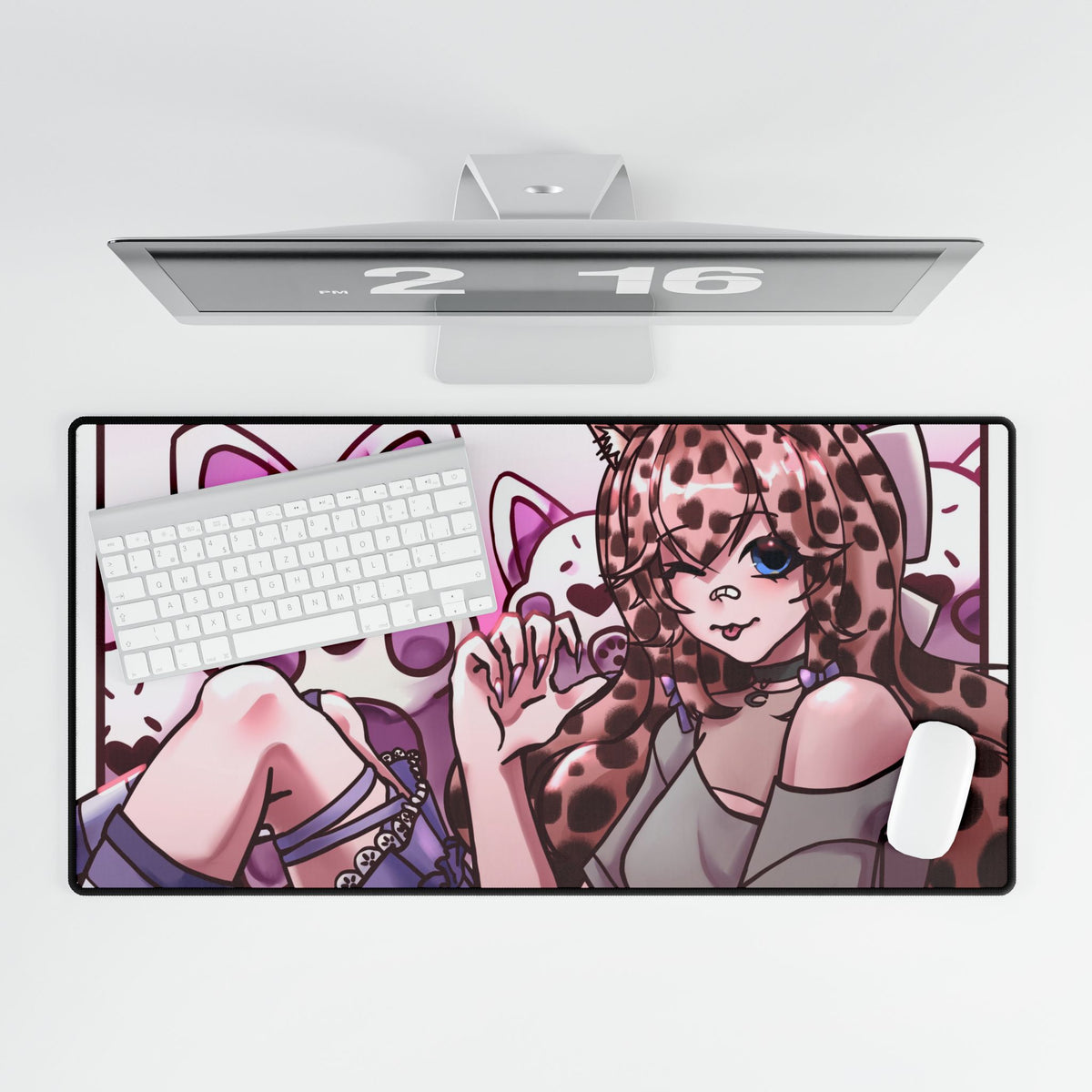 Stripy Luna "Like Nya" Deskmat