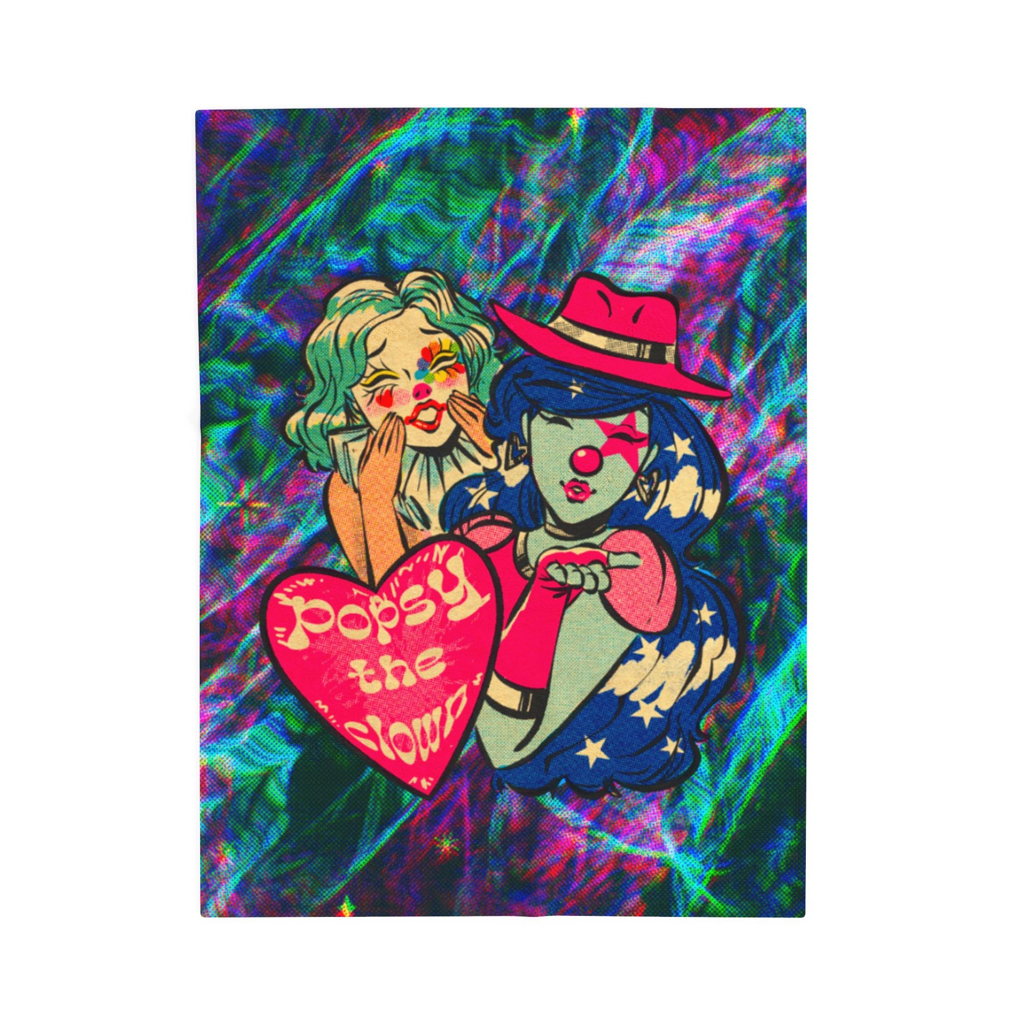 PopsyTheClown "ArtPopsy" Blanket
