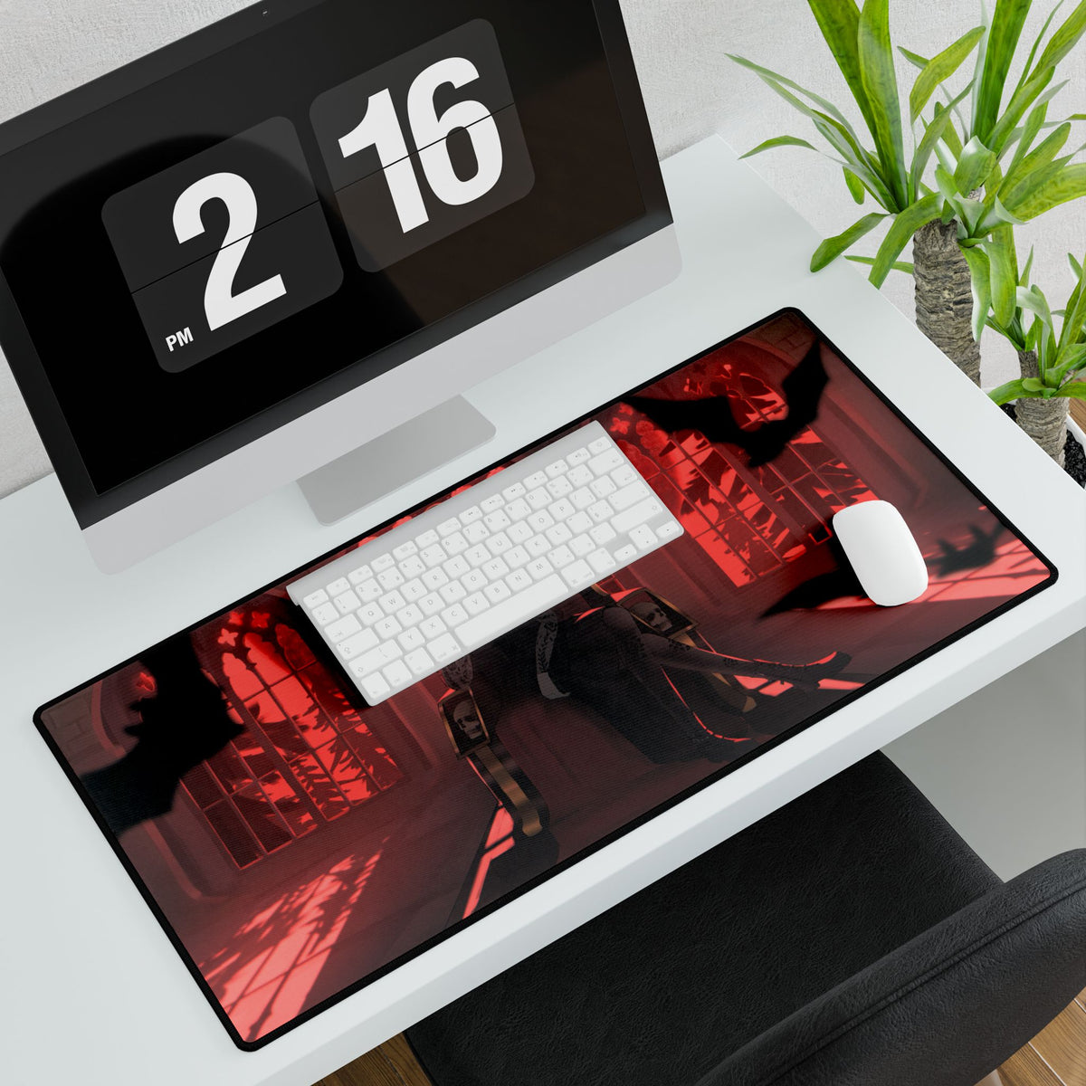 Mirophi "Dark Red Throne" XL Plus Deskmat
