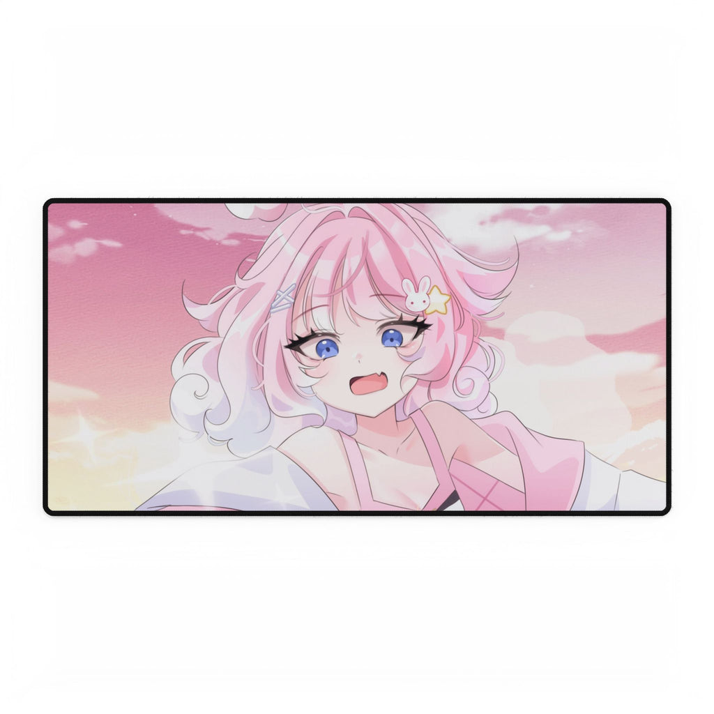 NyoomiePiyu Pink Sky Desk Mat