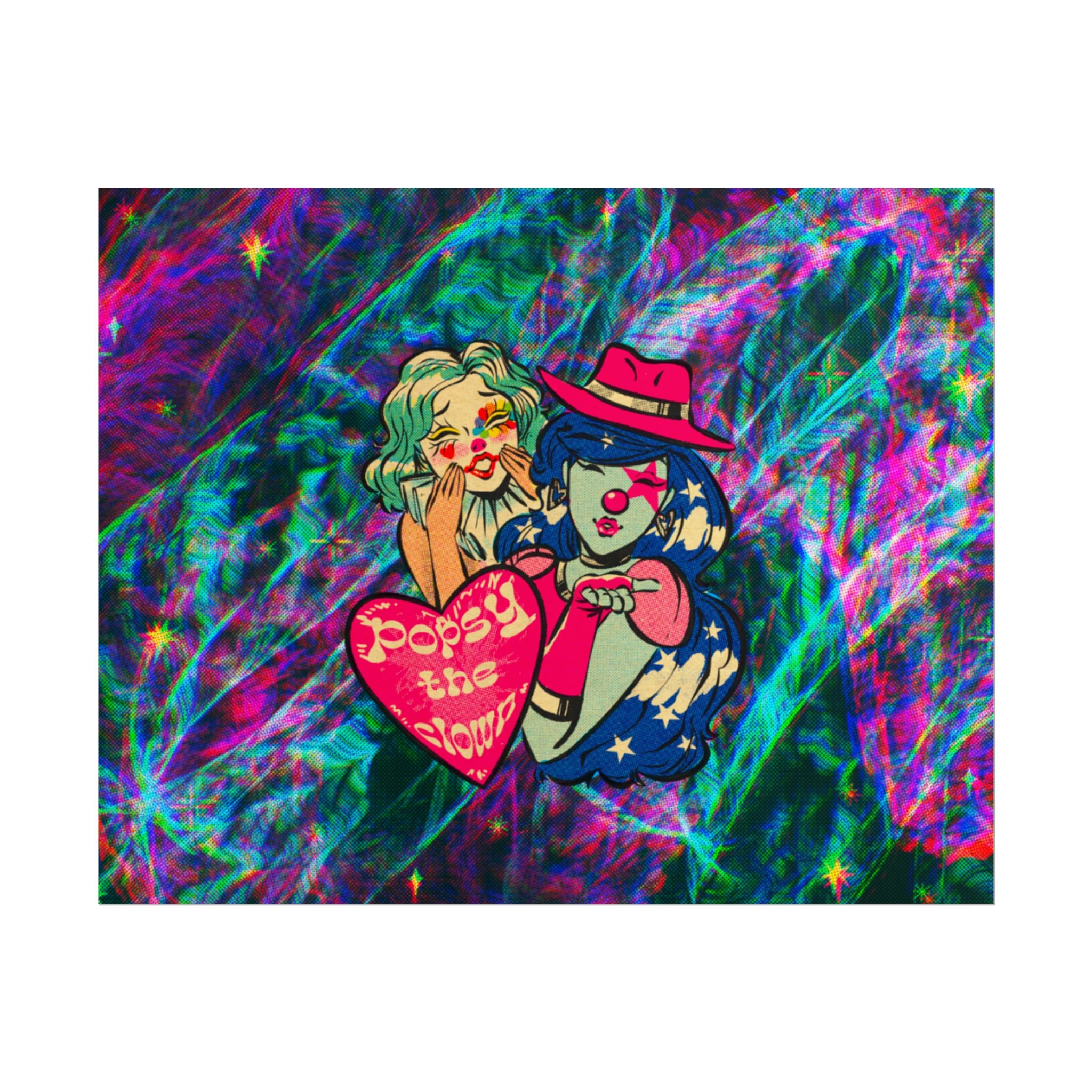 PopsyTheClown "ArtPopsy" Poster