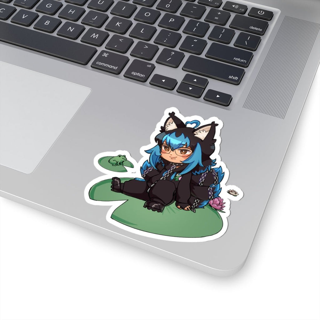 EizoVT "Lilypad Sitting" Sticker - KatDragonz
