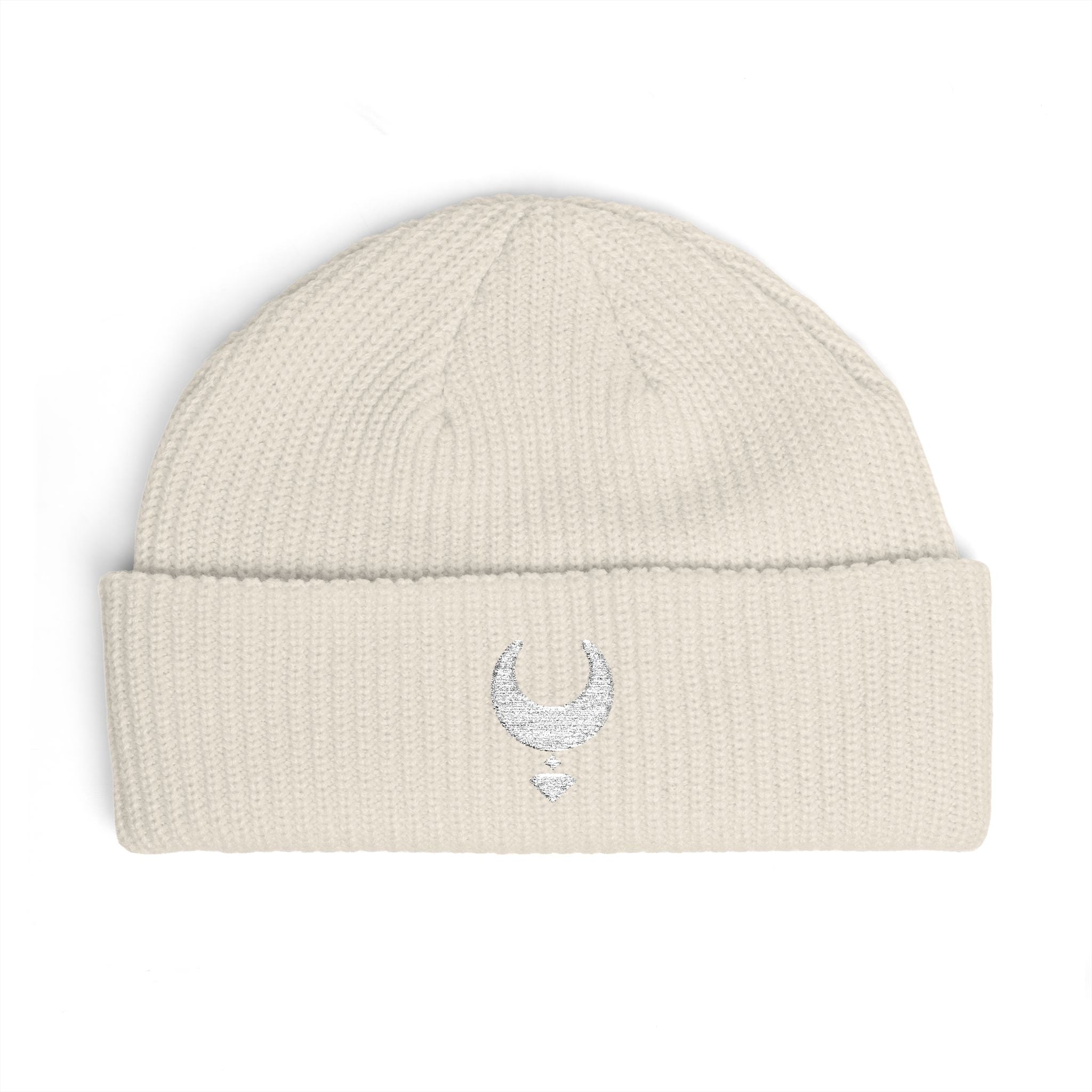 Artemis Gem White Emblem Beanie
