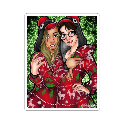 AmandaLeighCosplay "Christmas PJ Party" Sticker