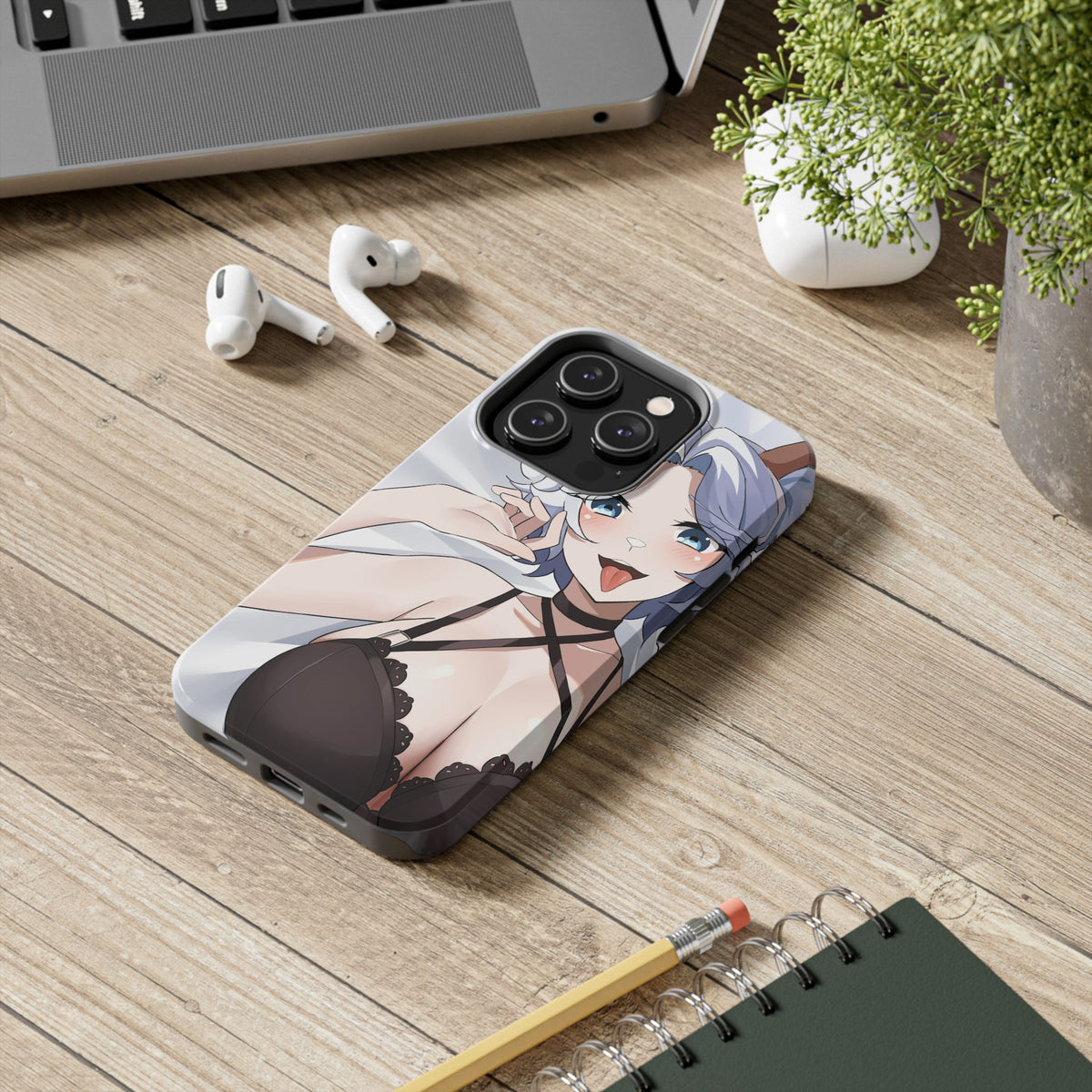hauntedcorgi "Tongue Out" Phone Case