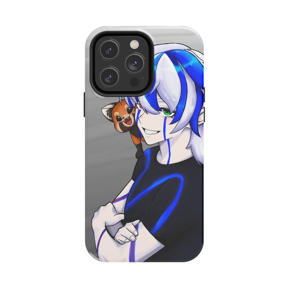 Ray Xash "Red Panda Companion" Phone Case
