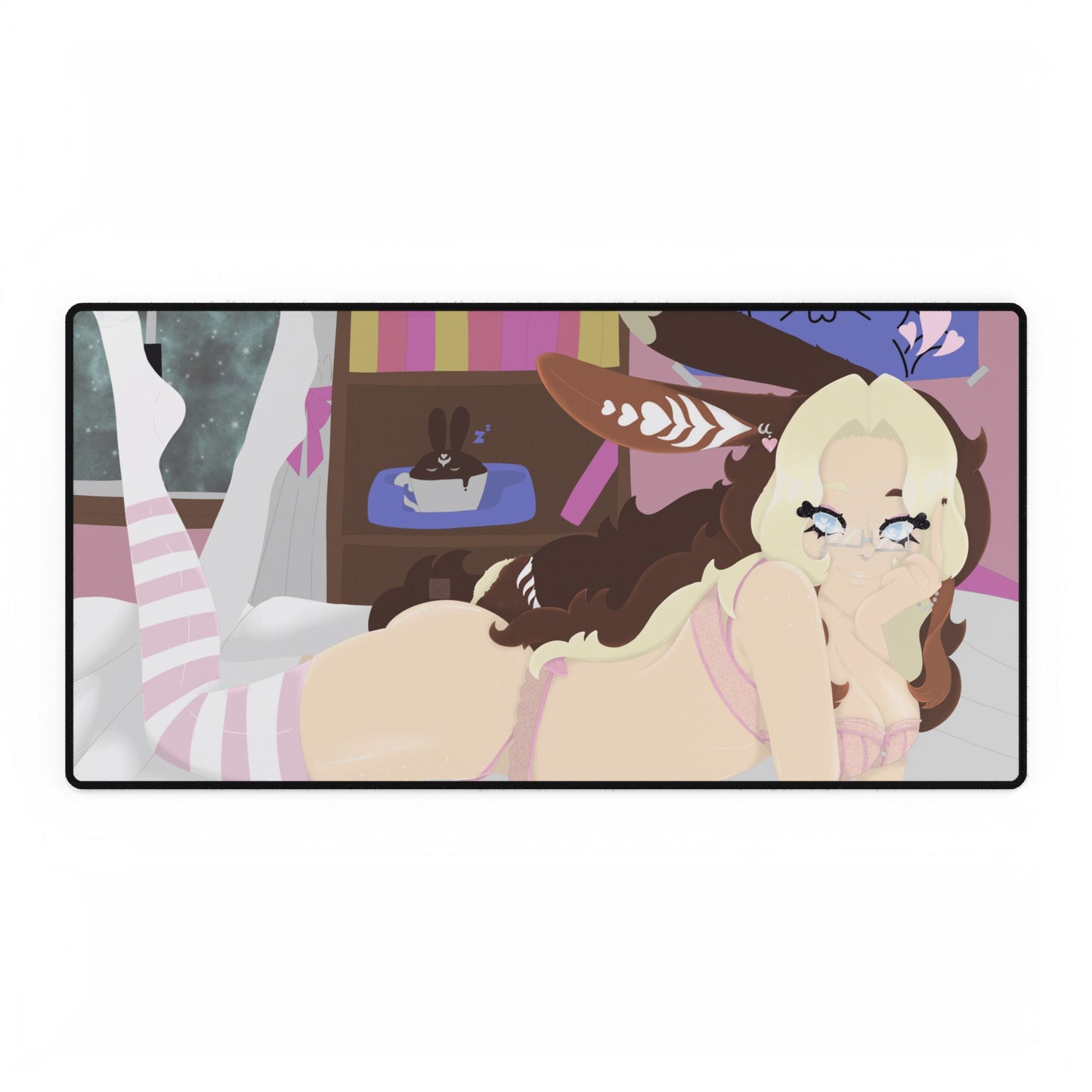 Lady Latte "Lounging Around" Deskmat