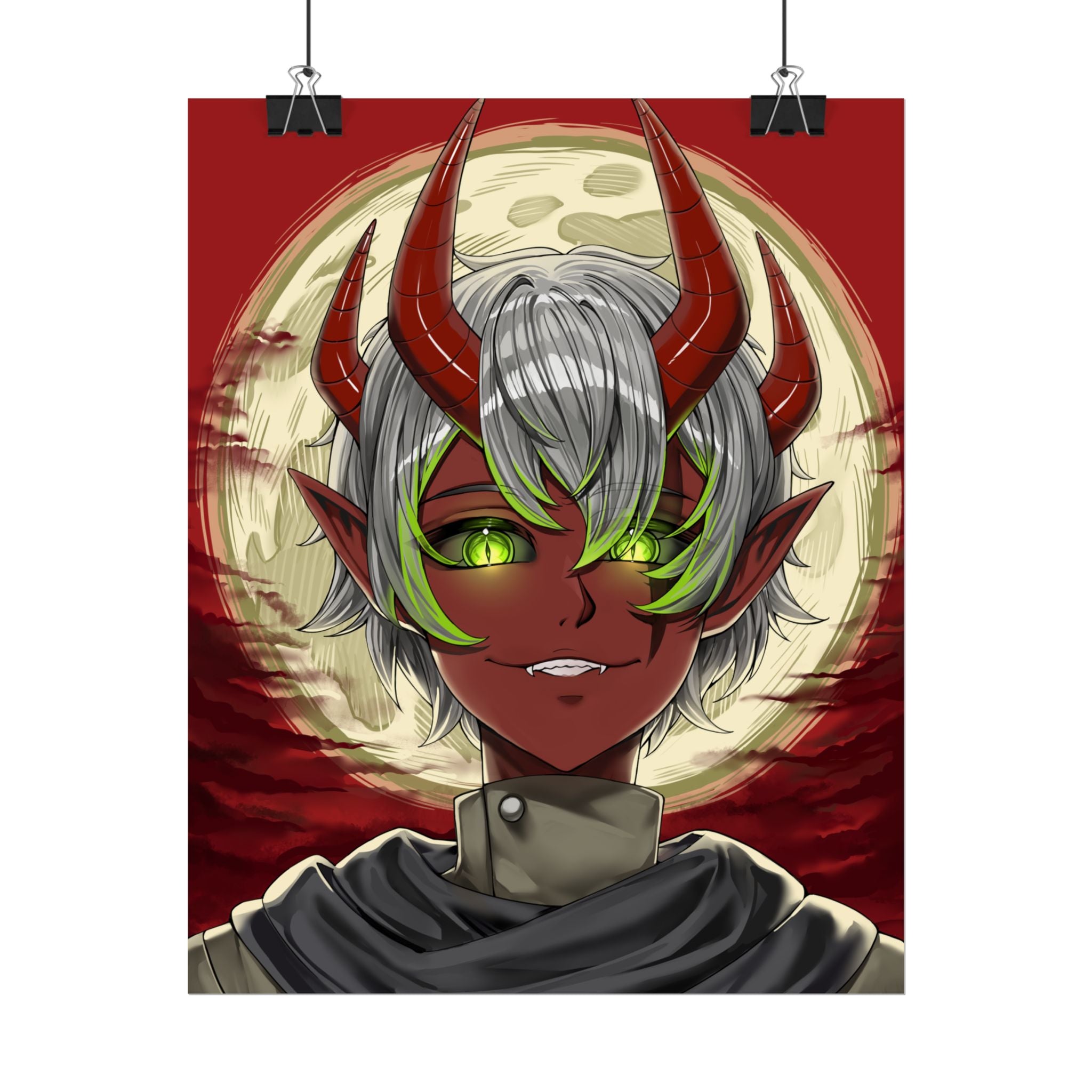 LooneyMoonDemon "Bloodmoon" Poster