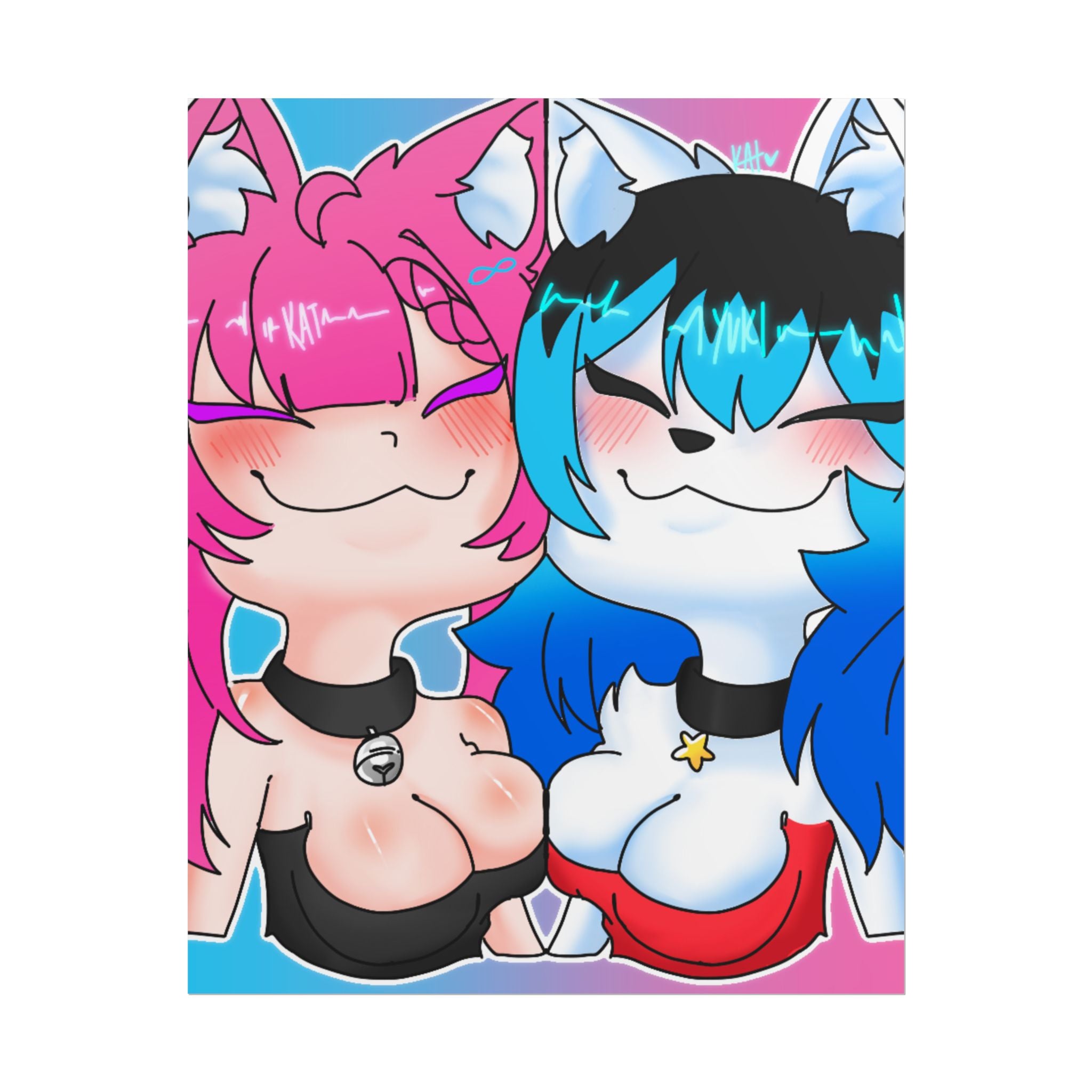 Yuki y Kat Valentine's Poster