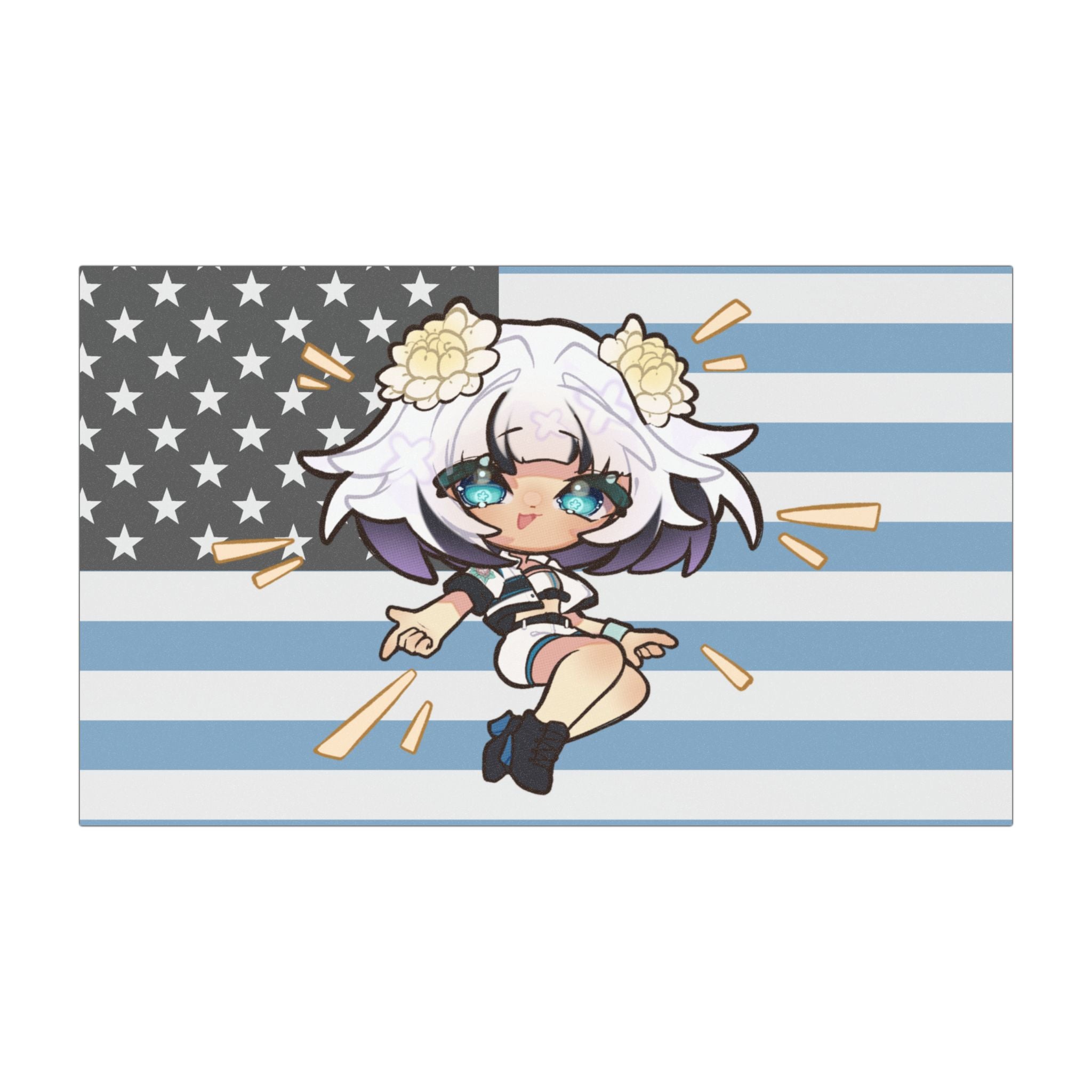 AshenMei Flag Car Magnet