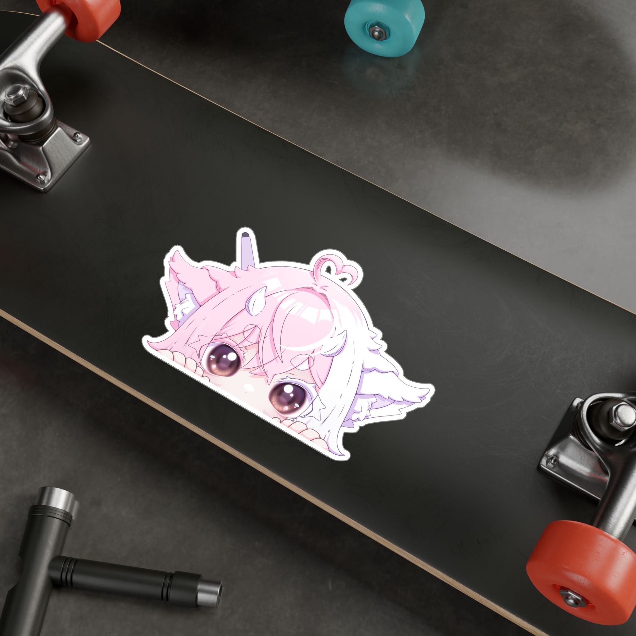 nekowomai "Peeker" Decal
