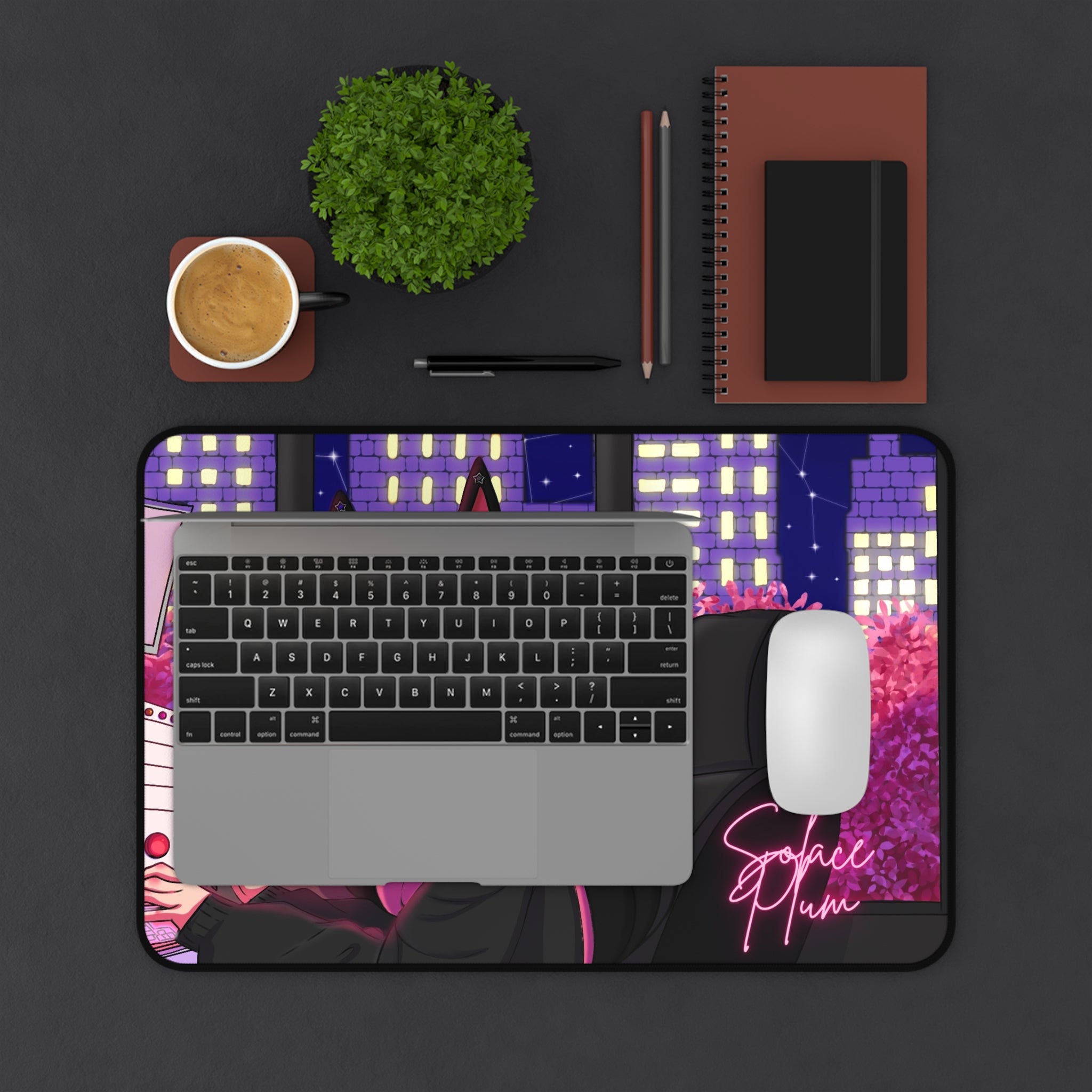 Solace Plum Lofi Deskmat