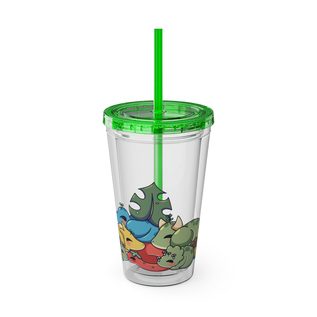 DinoSpr0ut "Family Nap" Tumbler