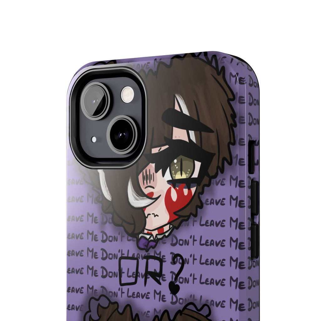 Renée Lysobore "Me or Them" Phone Case