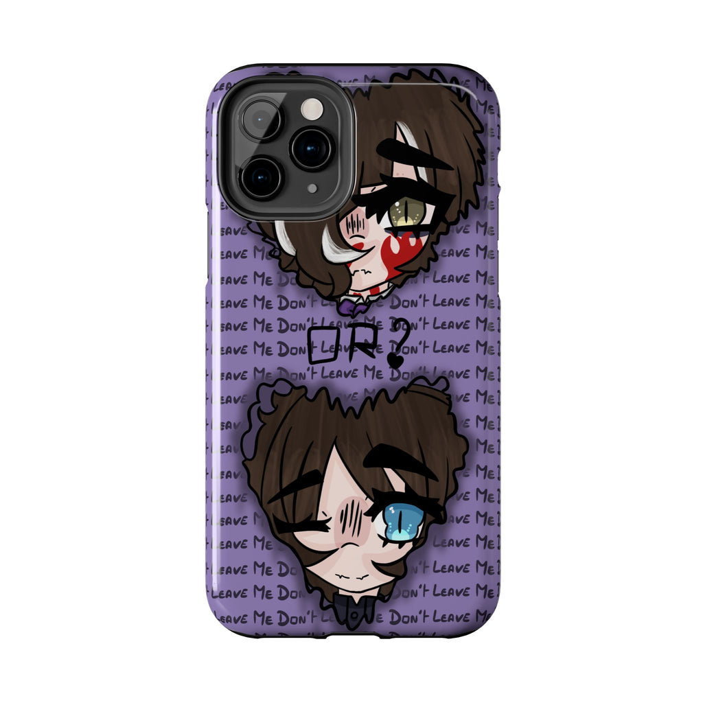 Renée Lysobore "Me or Them" Phone Case