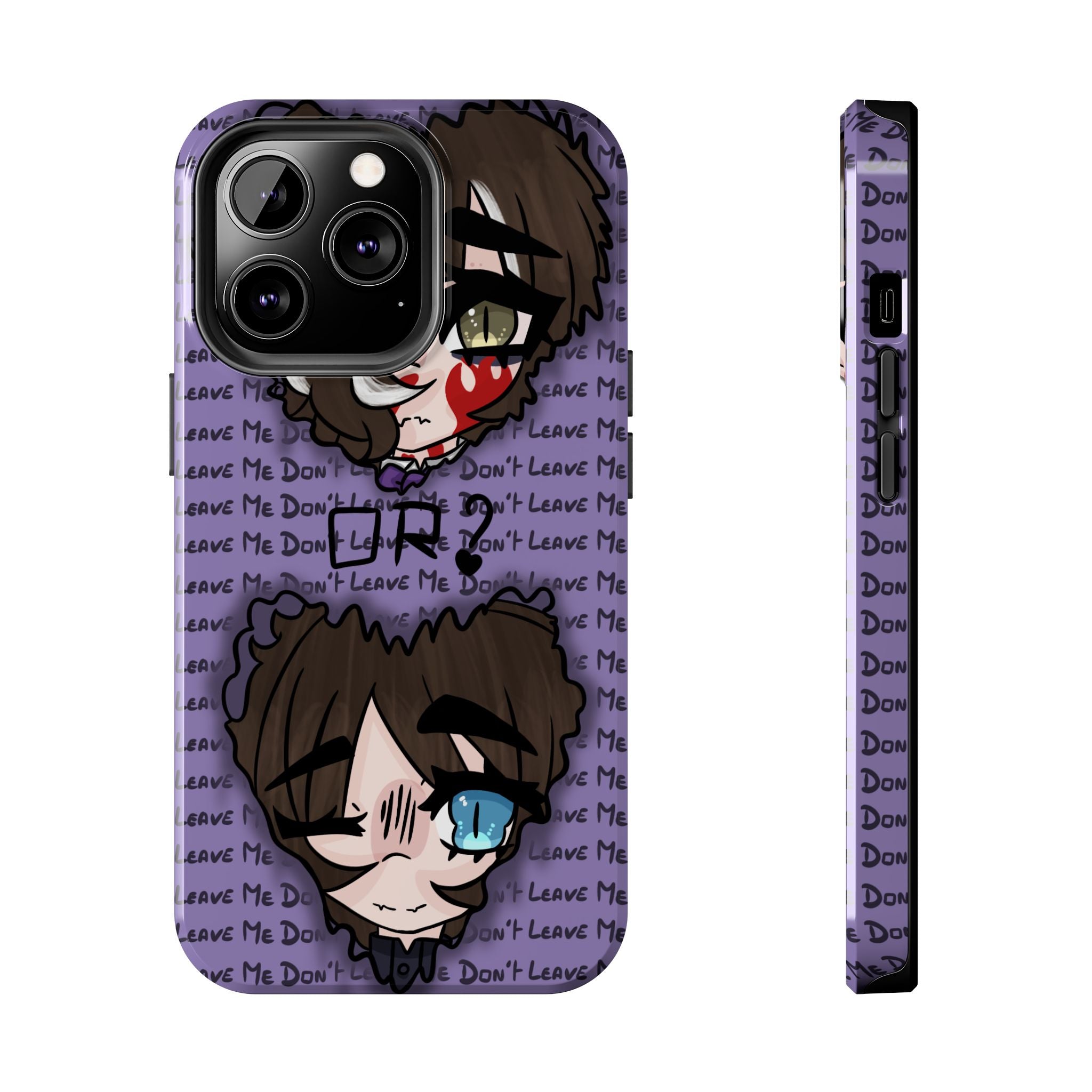 Renée Lysobore "Me or Them" Phone Case