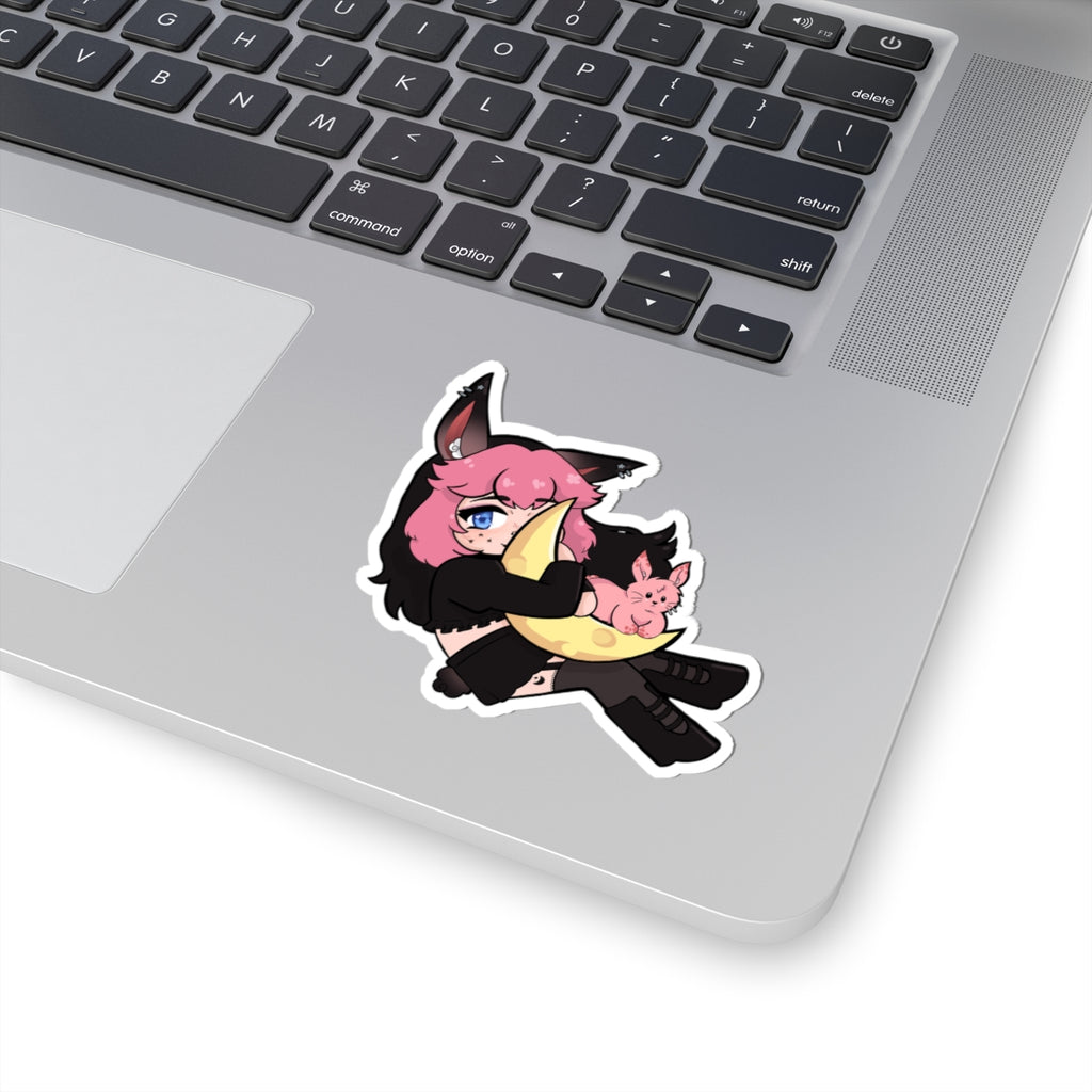 Solace Plum "Moon Hug" Sticker