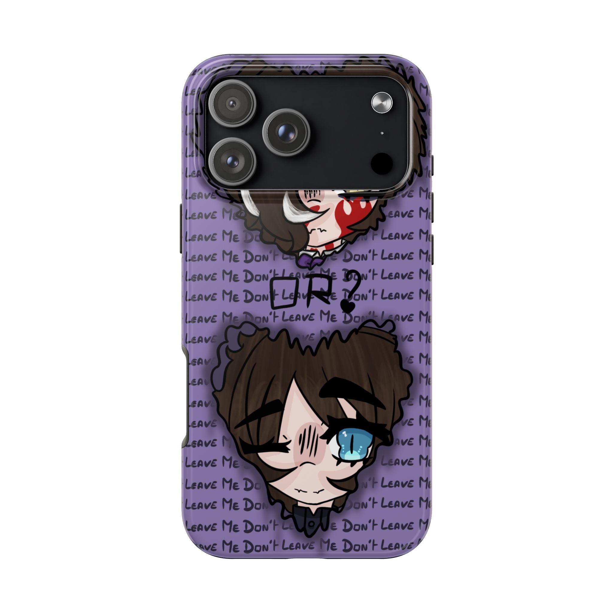 Renée Lysobore "Me or Them" Phone Case