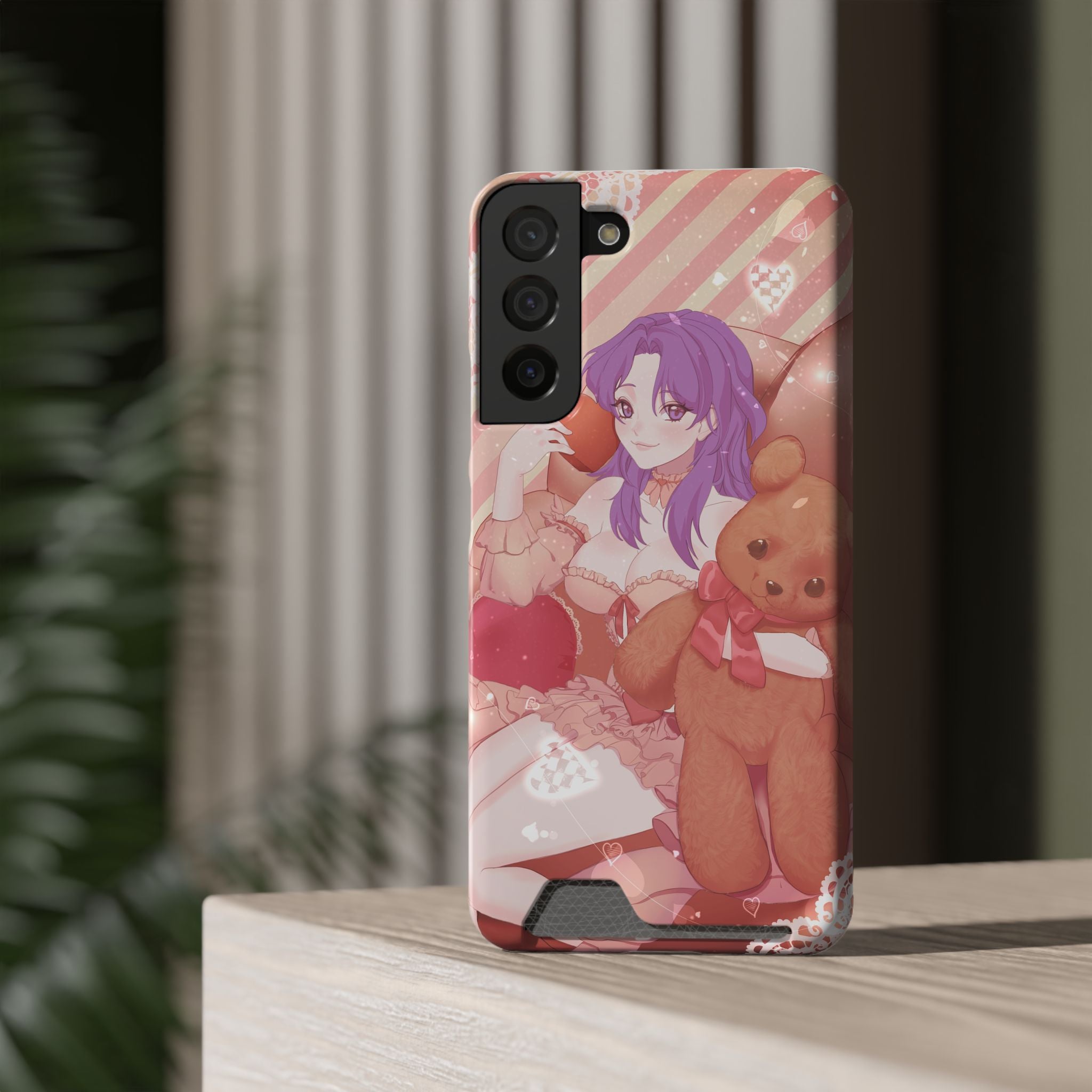 Angelica Phone Case With Card Holder