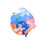 Akemi "Sand Surfing" Sticker