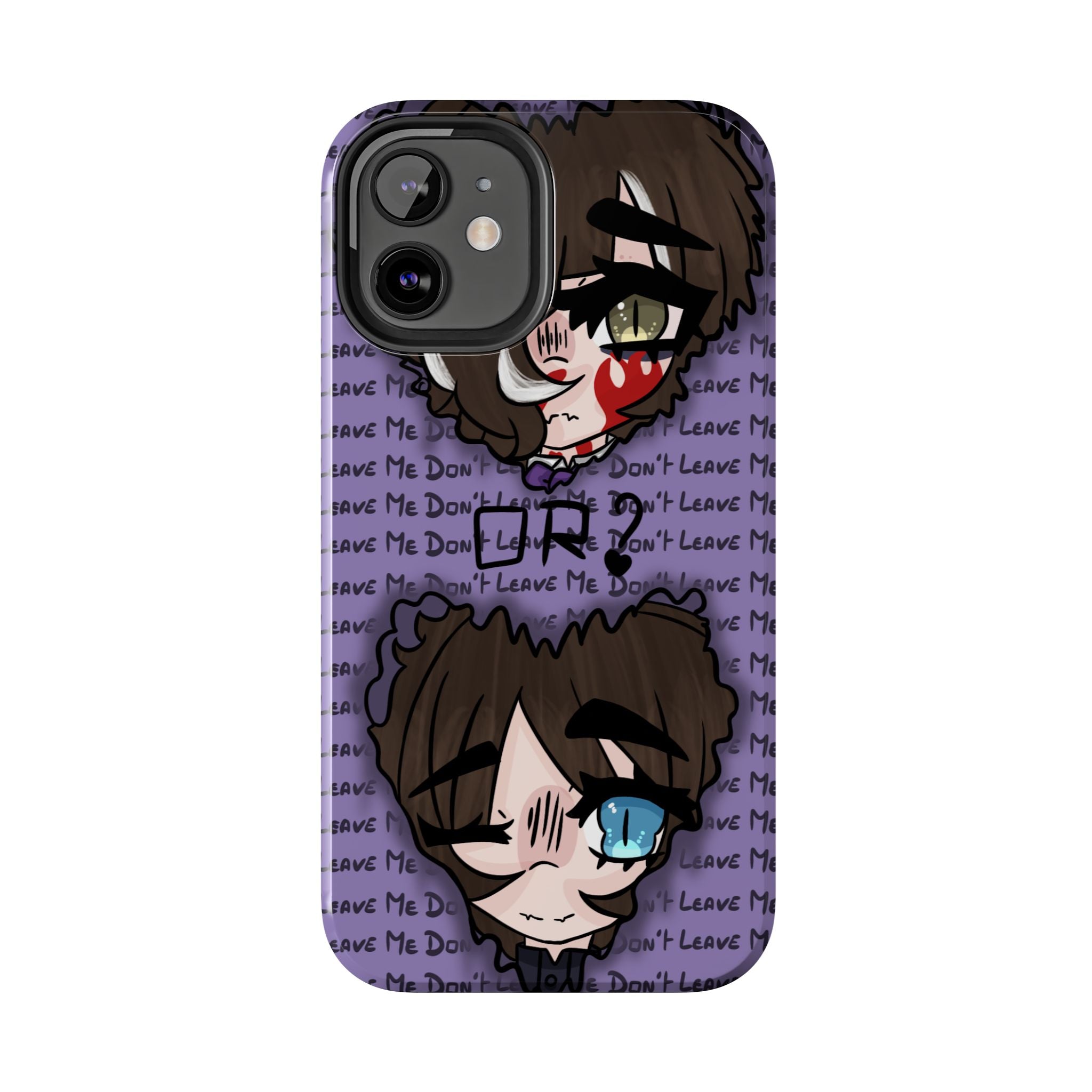 Renée Lysobore "Me or Them" Phone Case