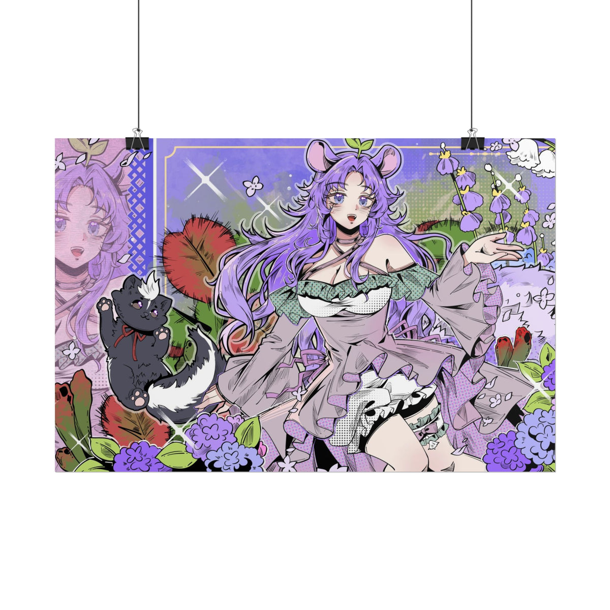VerbenaVT "Stylized Garden" Poster