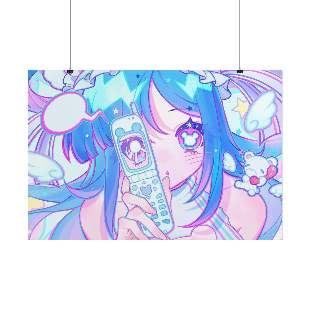bearwithchloee "Cellphone Glance" Poster