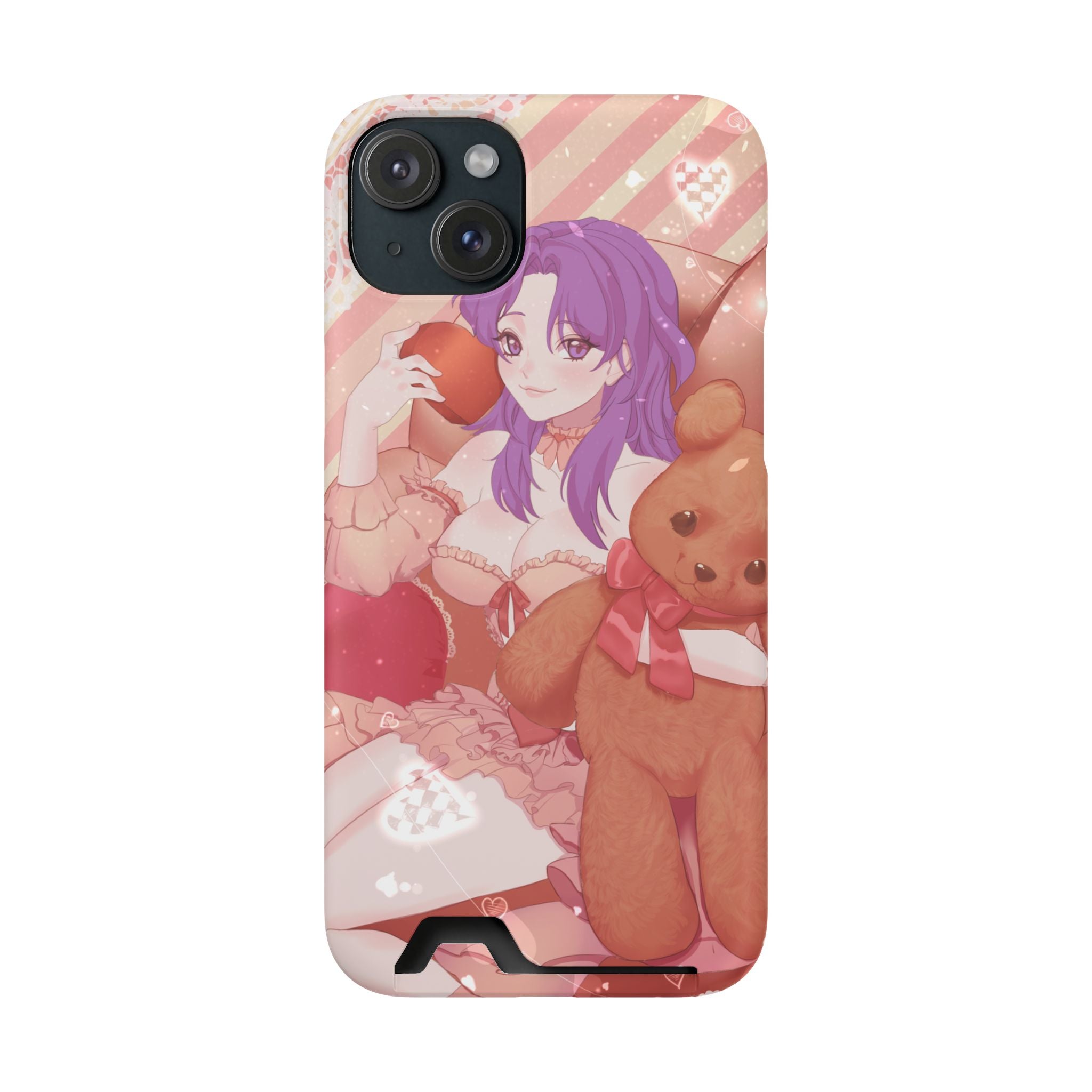 Angelica Phone Case With Card Holder