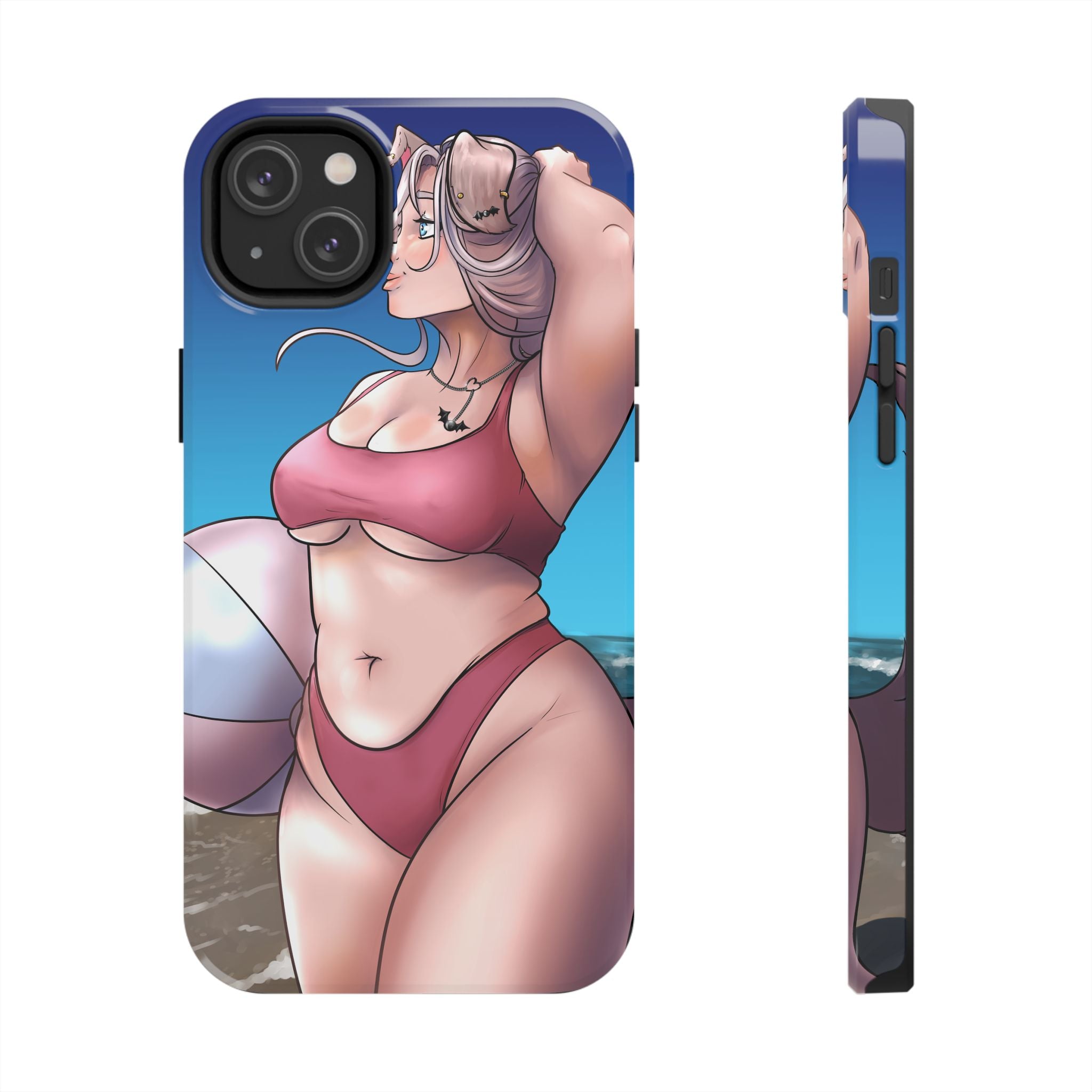 Luna Rainn "Beach Pup" Tough Phone Case