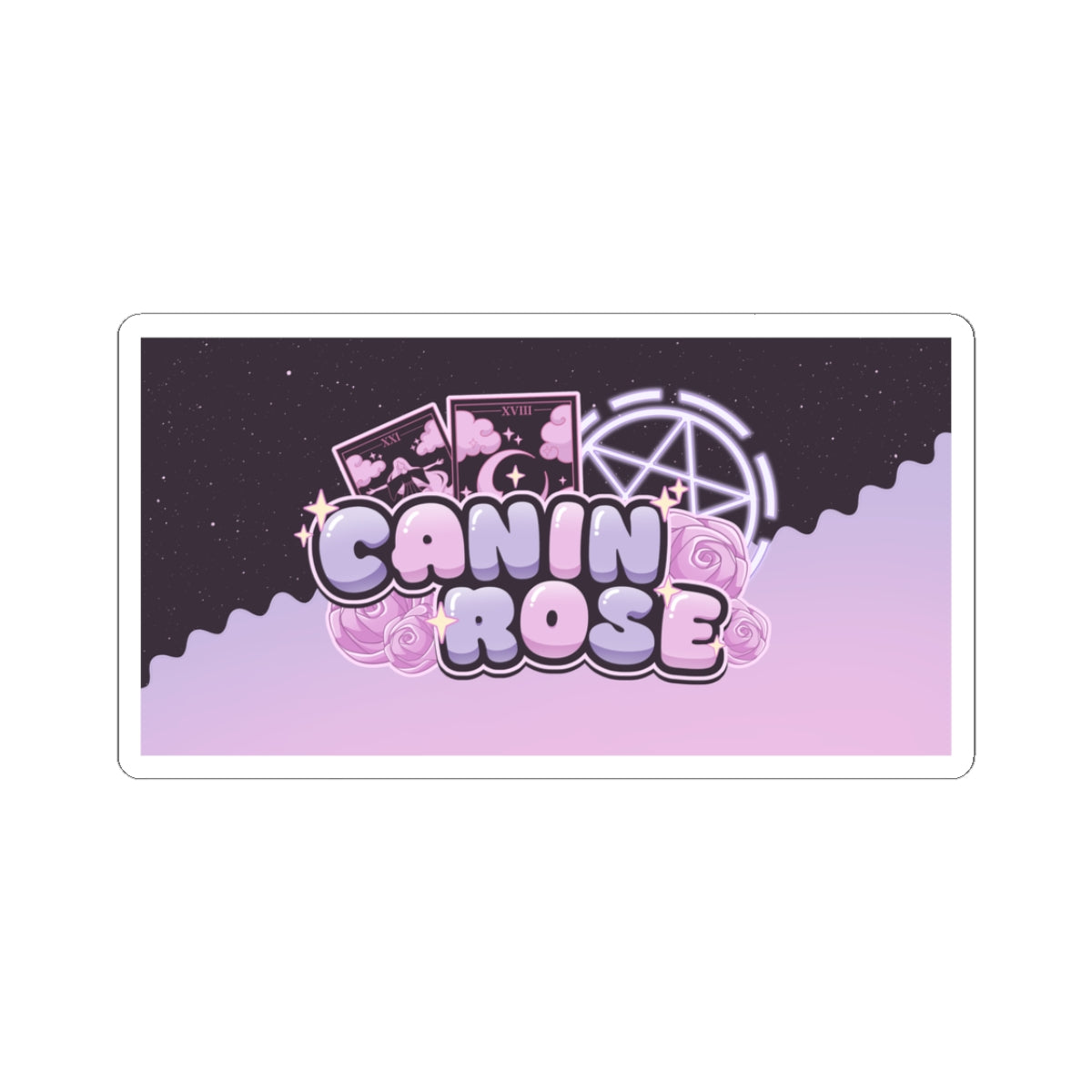 Canin Rose "Dreamy Logo" Sticker