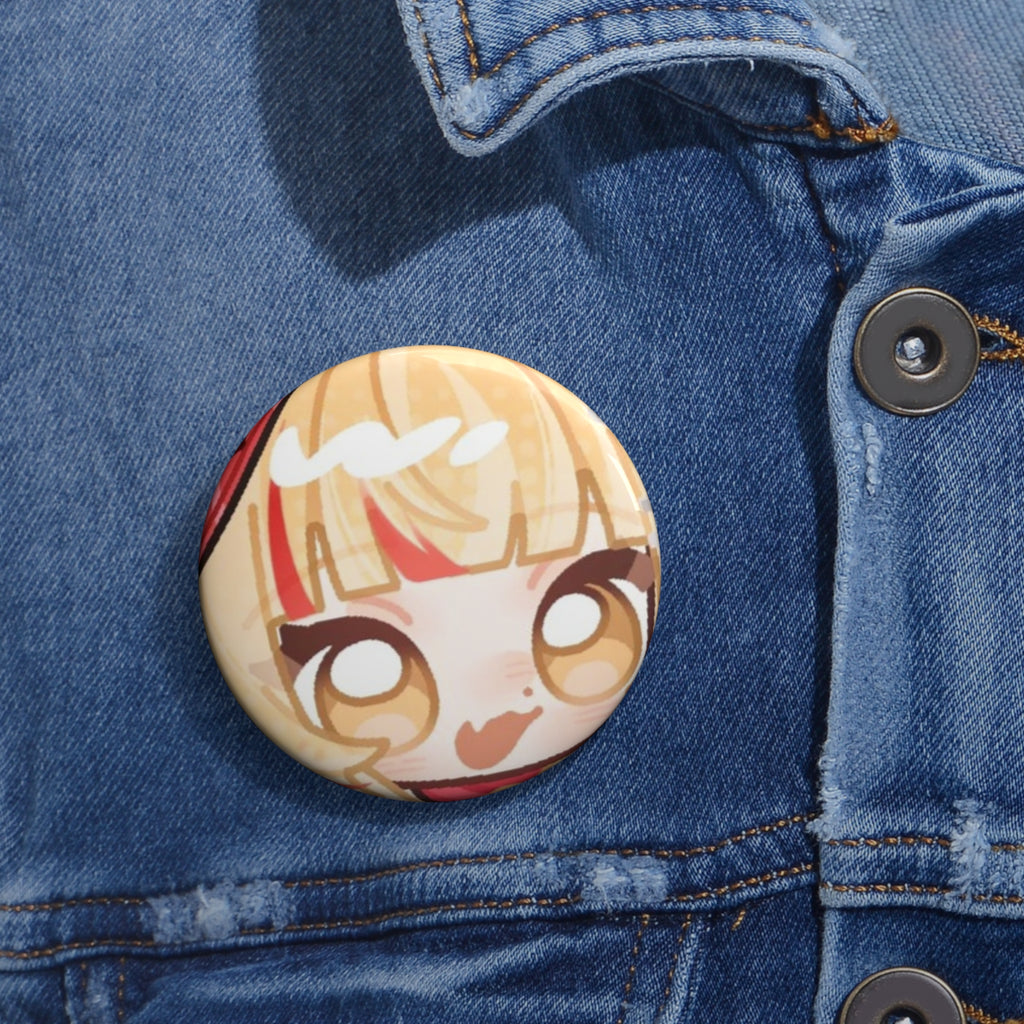 VyliaJesterz "Chibi Face" Button Pin