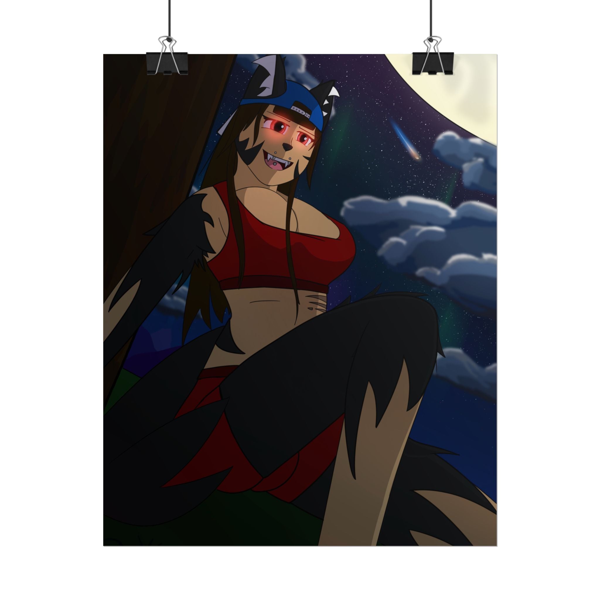 LunarLycanthrope "Catchin' a Breath" Poster