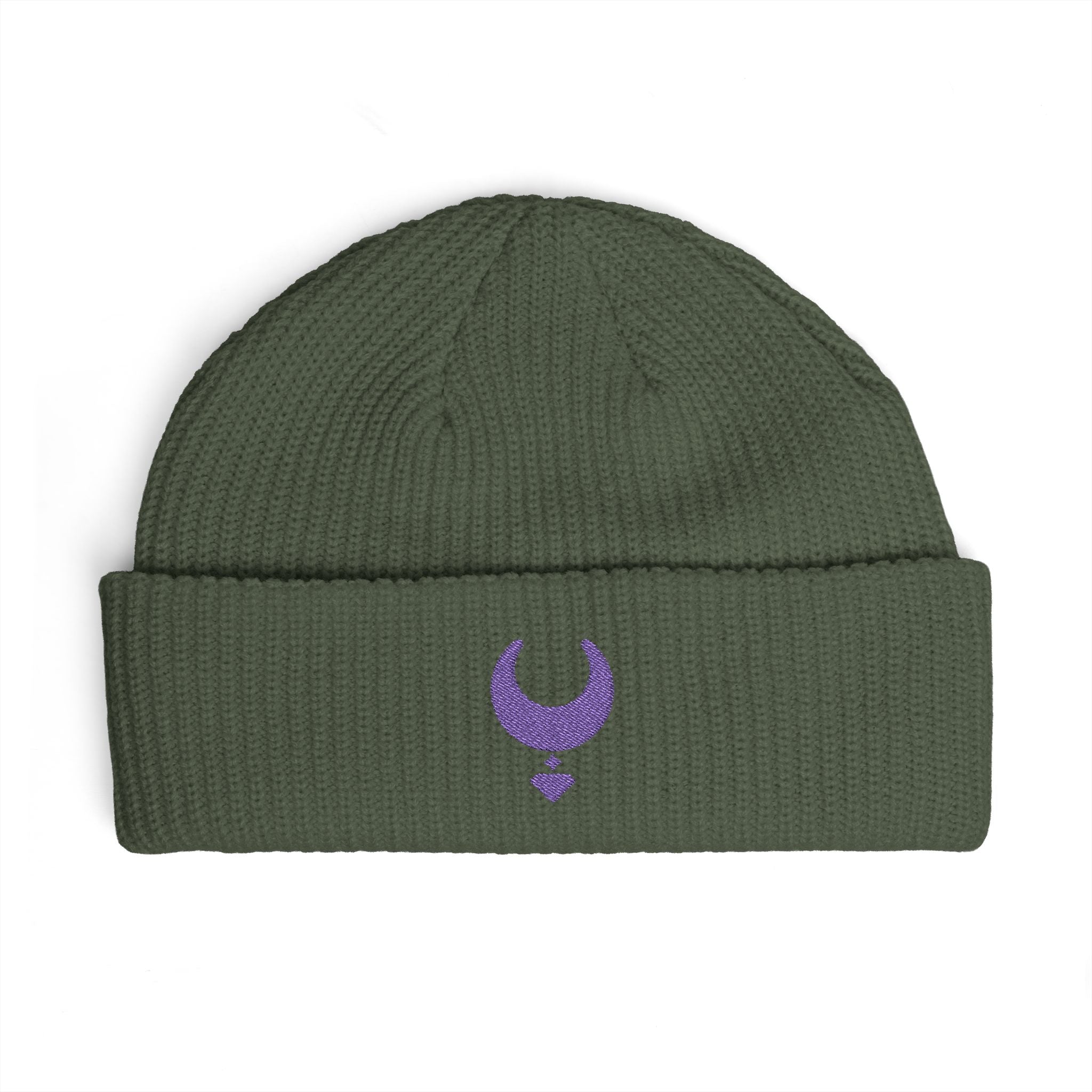Artemis Gem Purple Emblem Beanie
