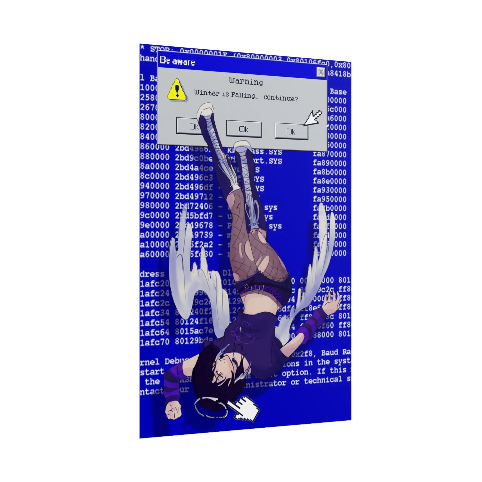 winteris2tired "winteris404'd" Poster