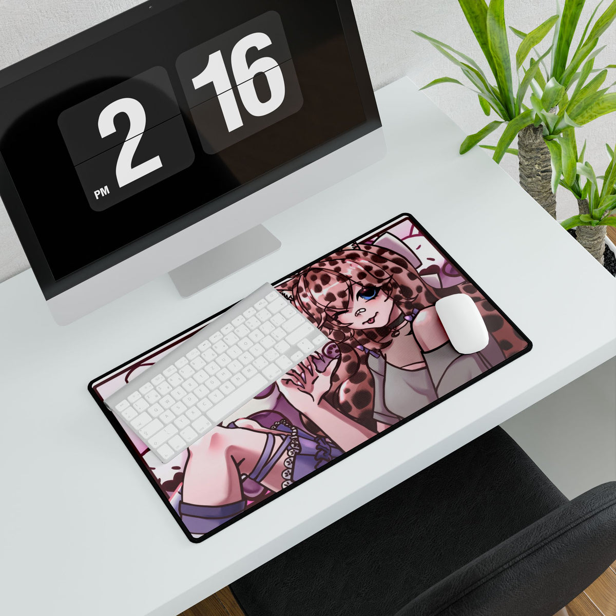 Stripy Luna "Like Nya" Deskmat