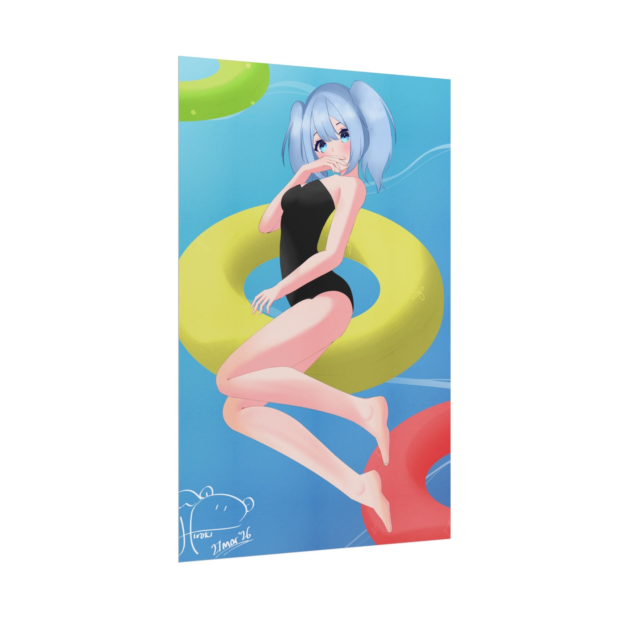 hi2chan "One Piece" Poster