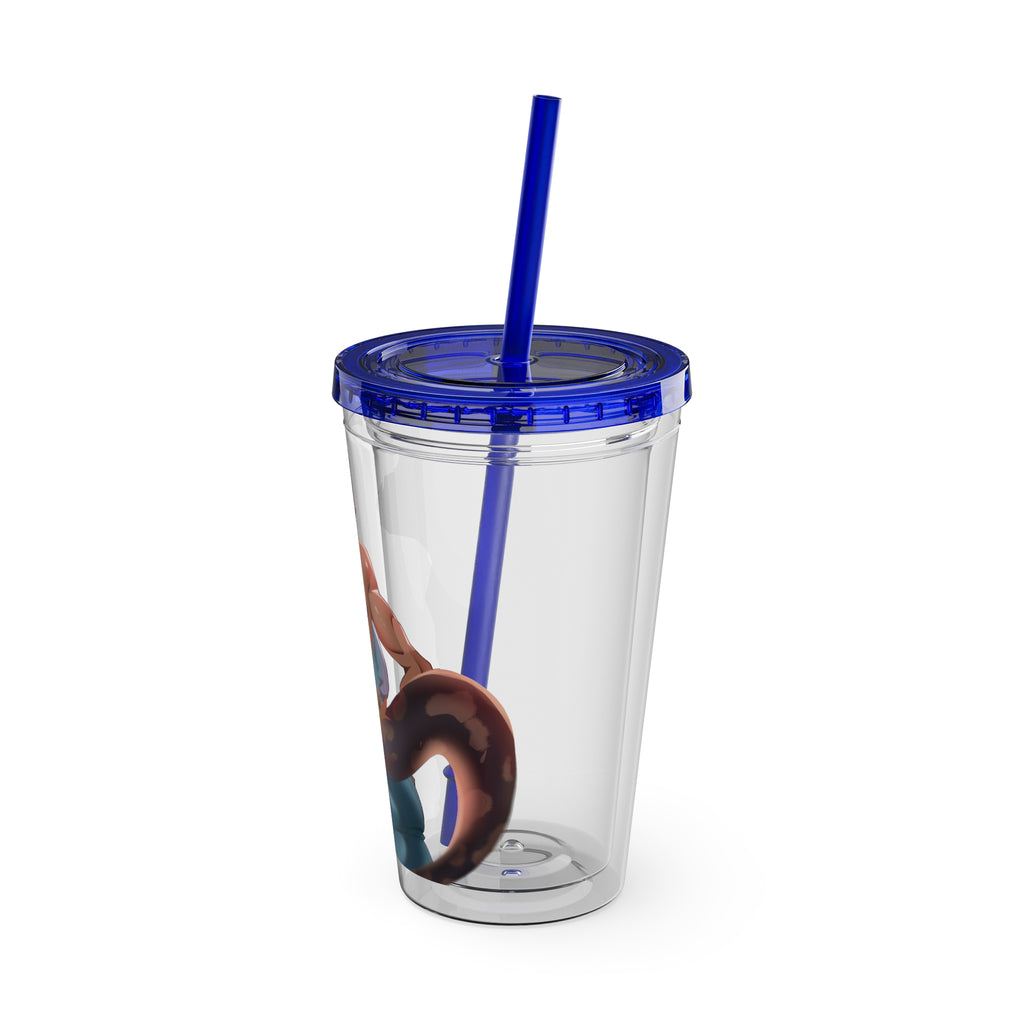 KeytheMoo "Talk to the Tail" Acrylic Tumbler