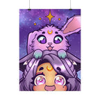 MoondustLeo "Moon & Jupiter" Poster