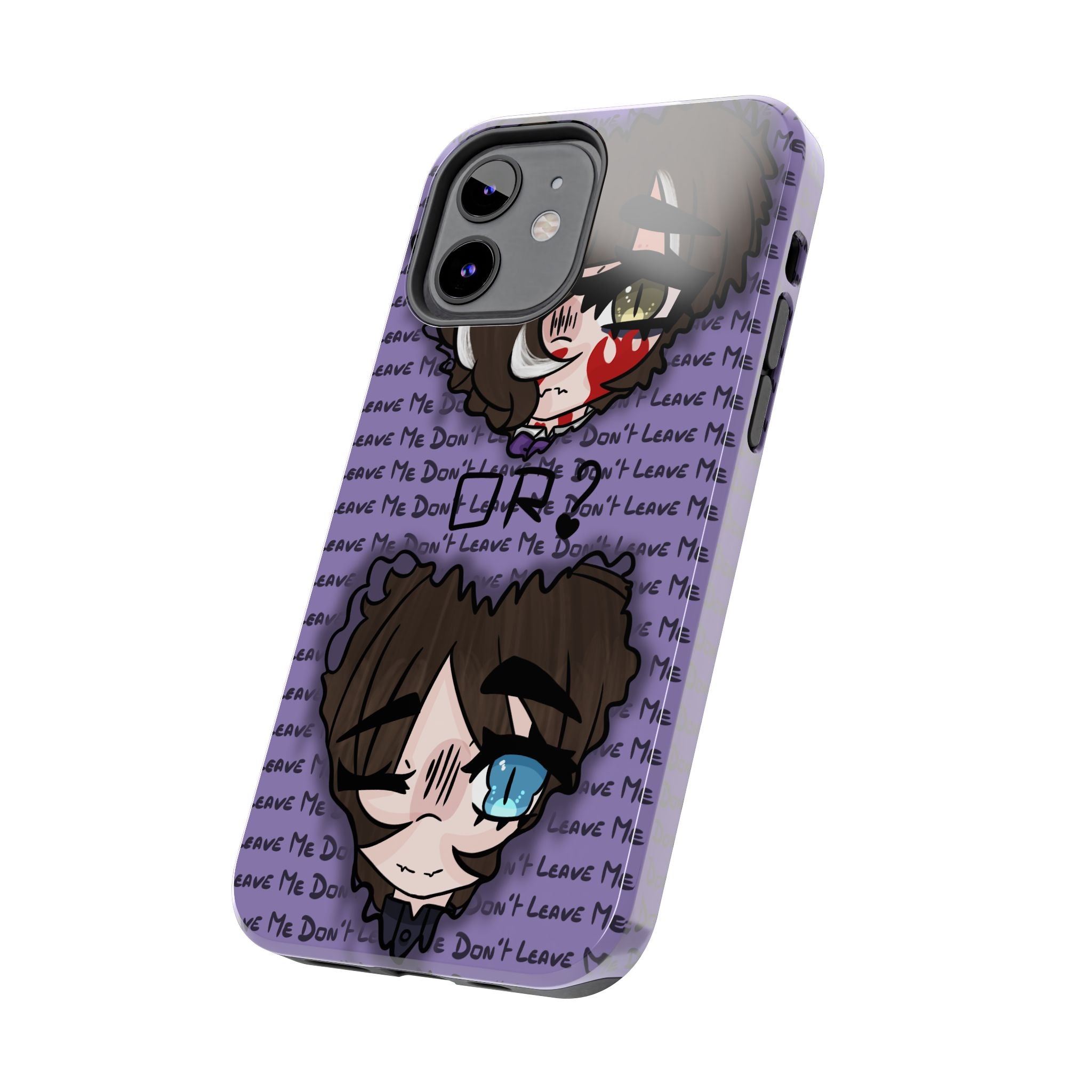 Renée Lysobore "Me or Them" Phone Case