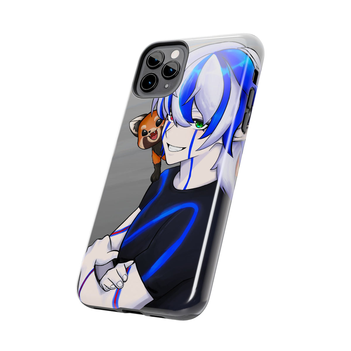 Ray Xash "Red Panda Companion" Phone Case