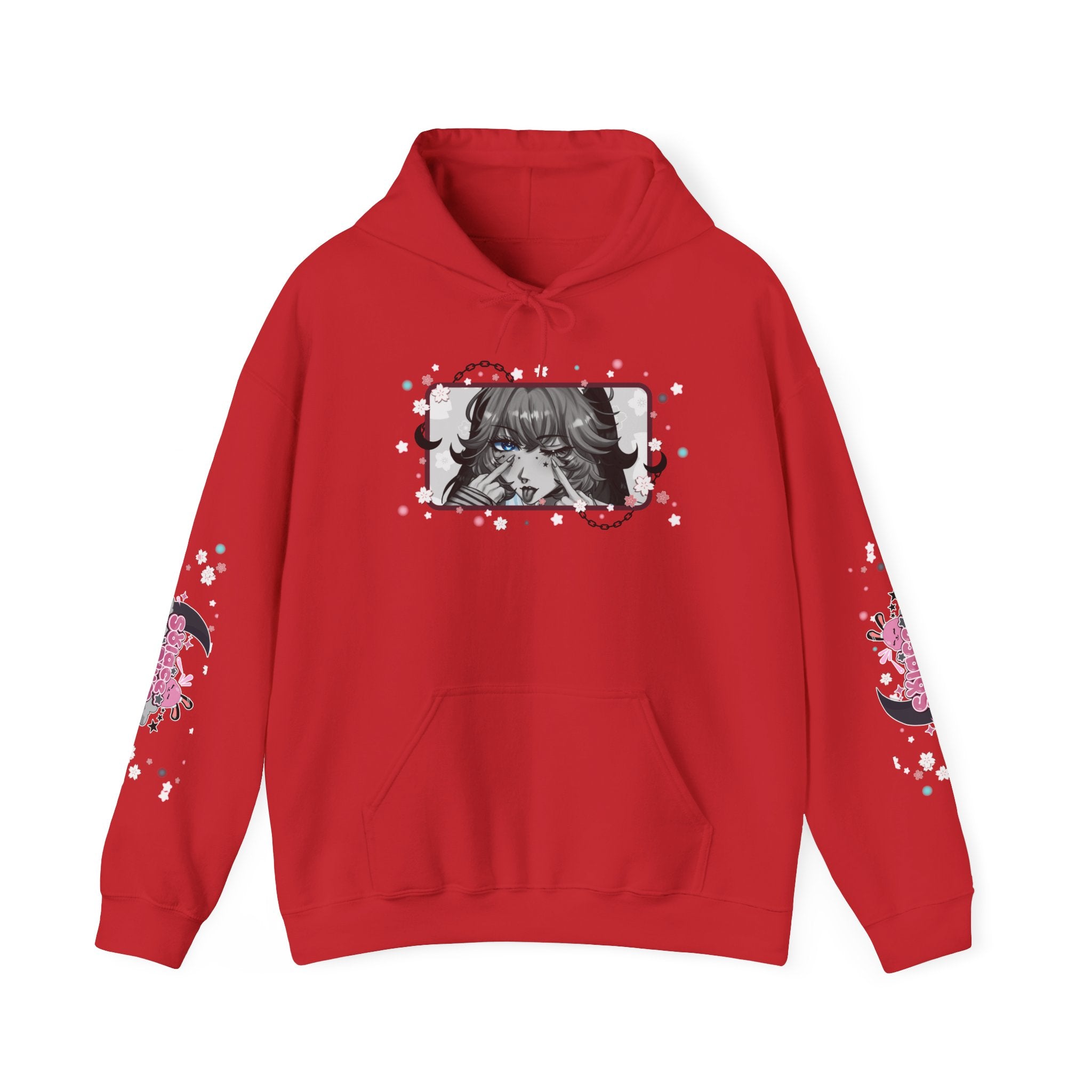 Solace Plum BW "Blep" Designer Hoodie