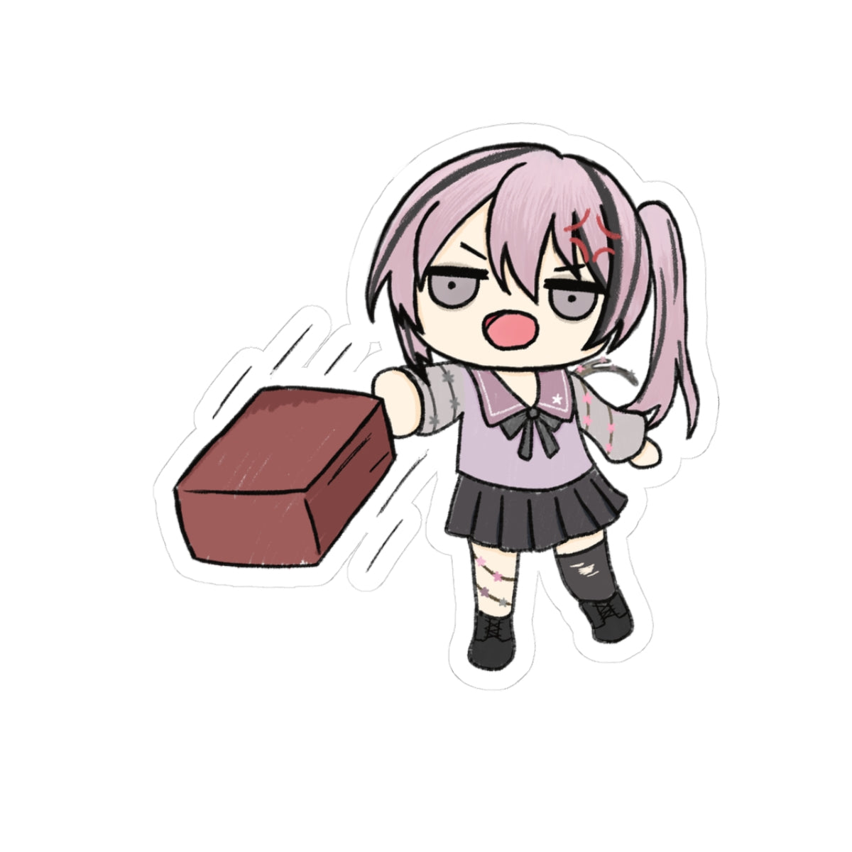 Ash Blossom "Brick Toss" Sticker